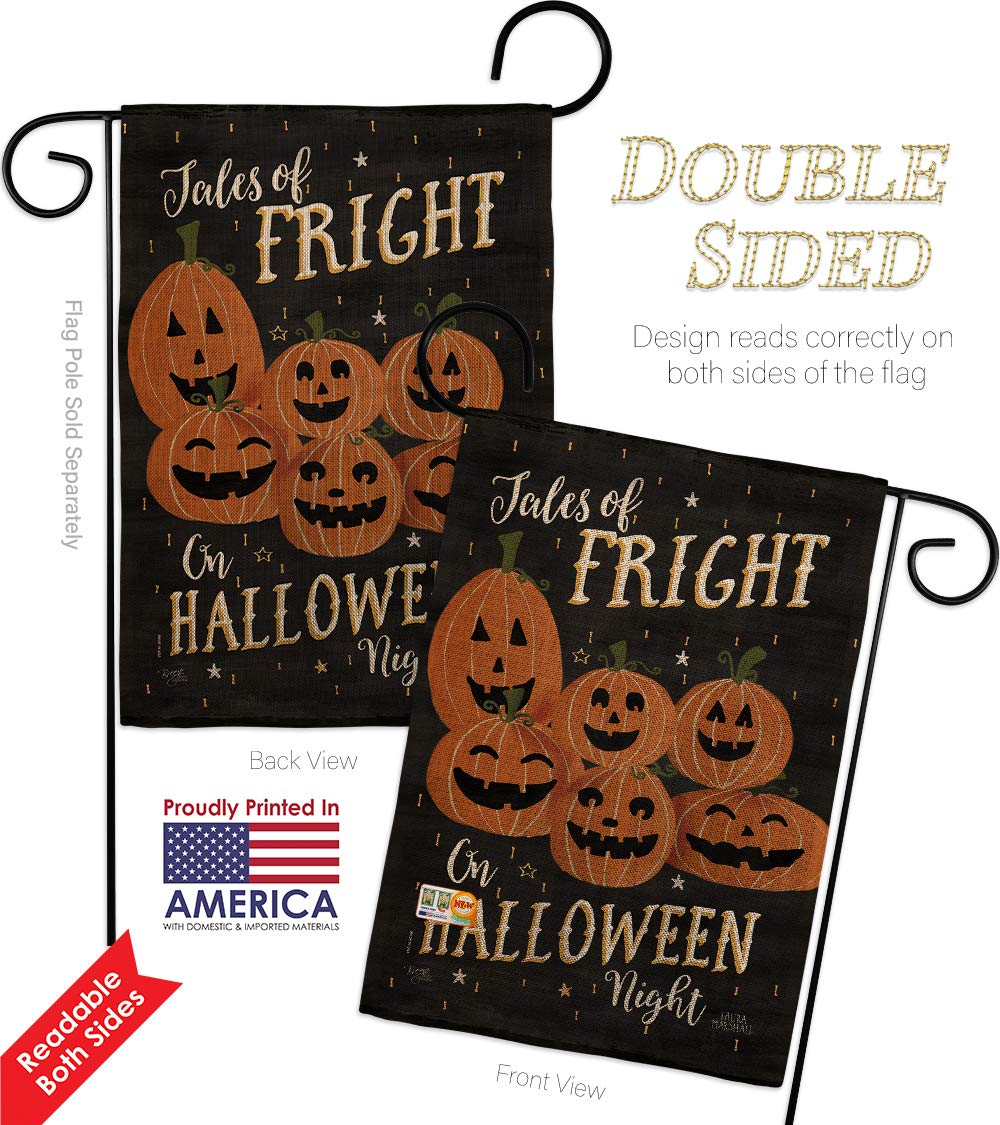 Halloween Burlap Garden Flag Set - Spooky Witch & Black Cat Decor for Yard