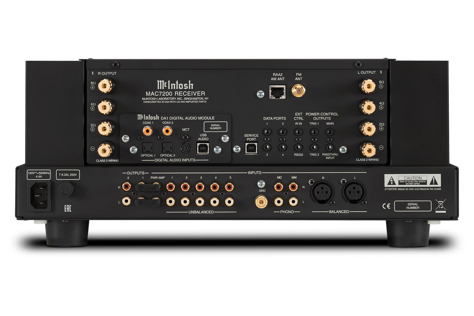 McIntosh MAC7200 High-End Stereo Receiver - Premium Audio Amplifier for Home Theater & Music Systems | Perfect for Audiophiles & Home Entertainment
