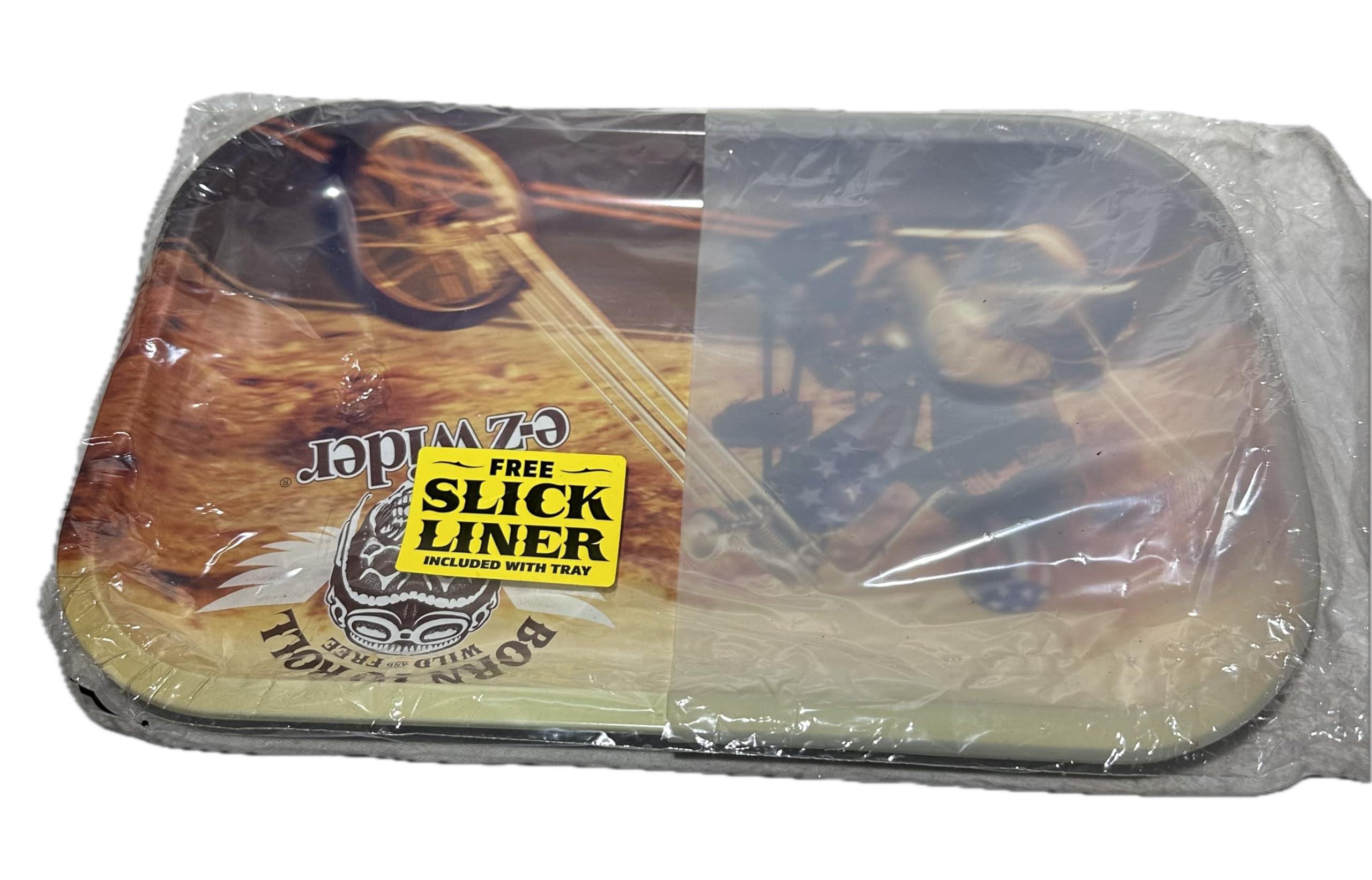 E-Z Wider Metal Rolling Trays with Free Slick Liner - 3 Pack Chopper Set for Easy Herb Grinding | Perfect for Rolling Papers & DIY Smoking Accessories