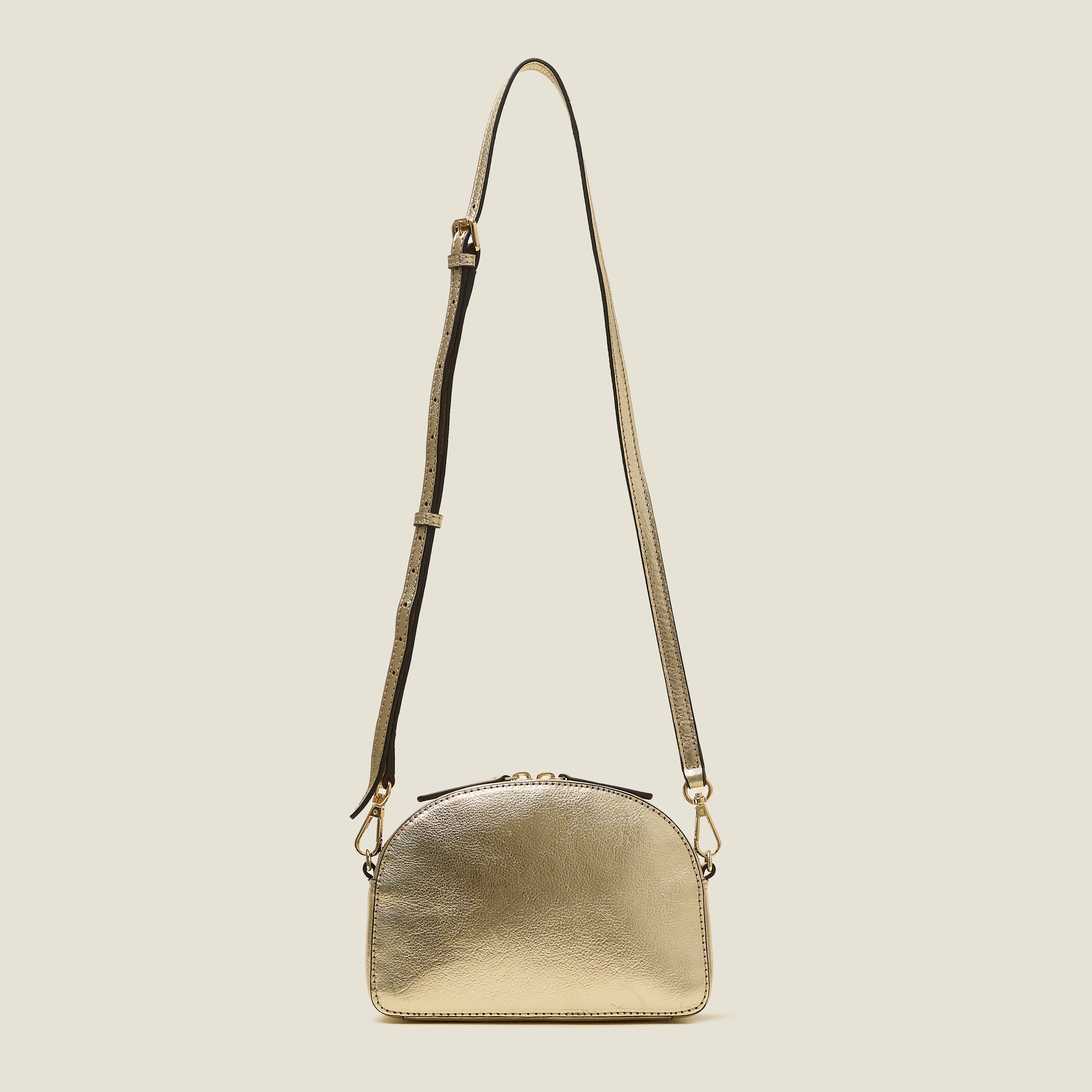 Babaluna Crossbody Bag with Spot Flower Gold Design - Stylish and Trendy for Women's Daily Use, Shopping, and Travel