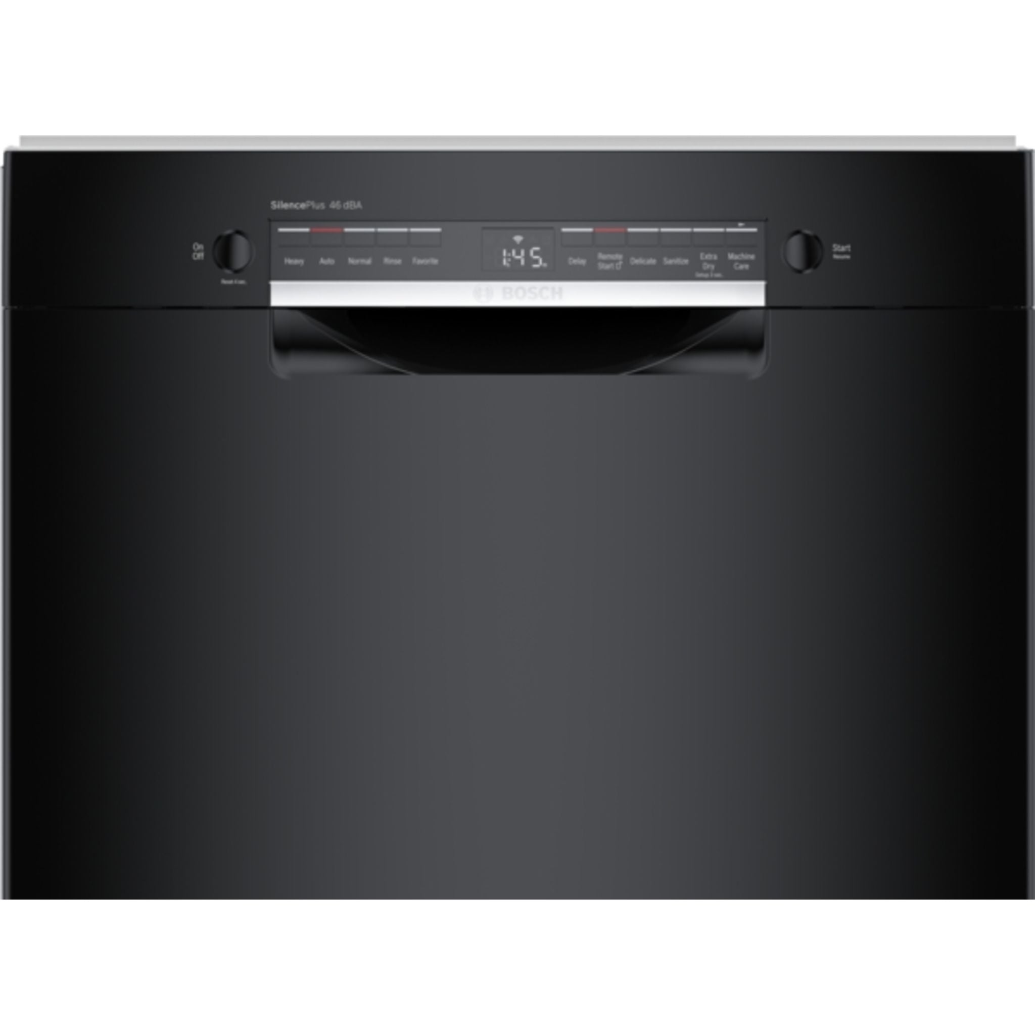 Bosch 500 Series Dishwasher (SGE53C56UC) - Energy Star Certified, 44 dBA Ultra-Quiet, 16 Place Settings, Black Stainless Steel | Perfect for Large Families & Open-Concept Kitchens
