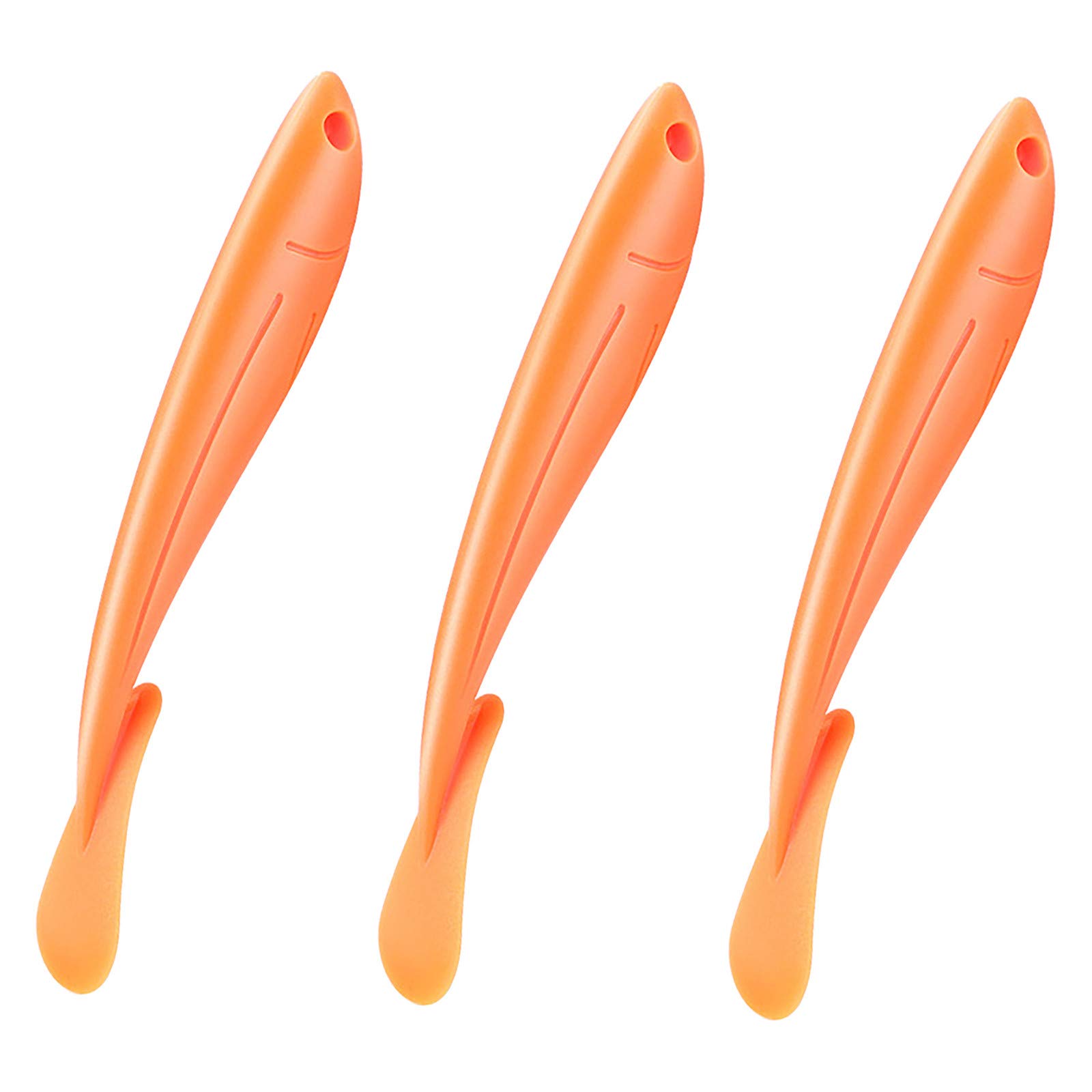 TEEGUI Humanized Orange Curved Peelers - Ergonomic Kitchen Gadget for Effortless Fruit Peeling, Durable Cooking Tool for Dining & Bar Utensil Set (Orange, One Size) - Perfect for Home Chefs and Professional Kitchens
