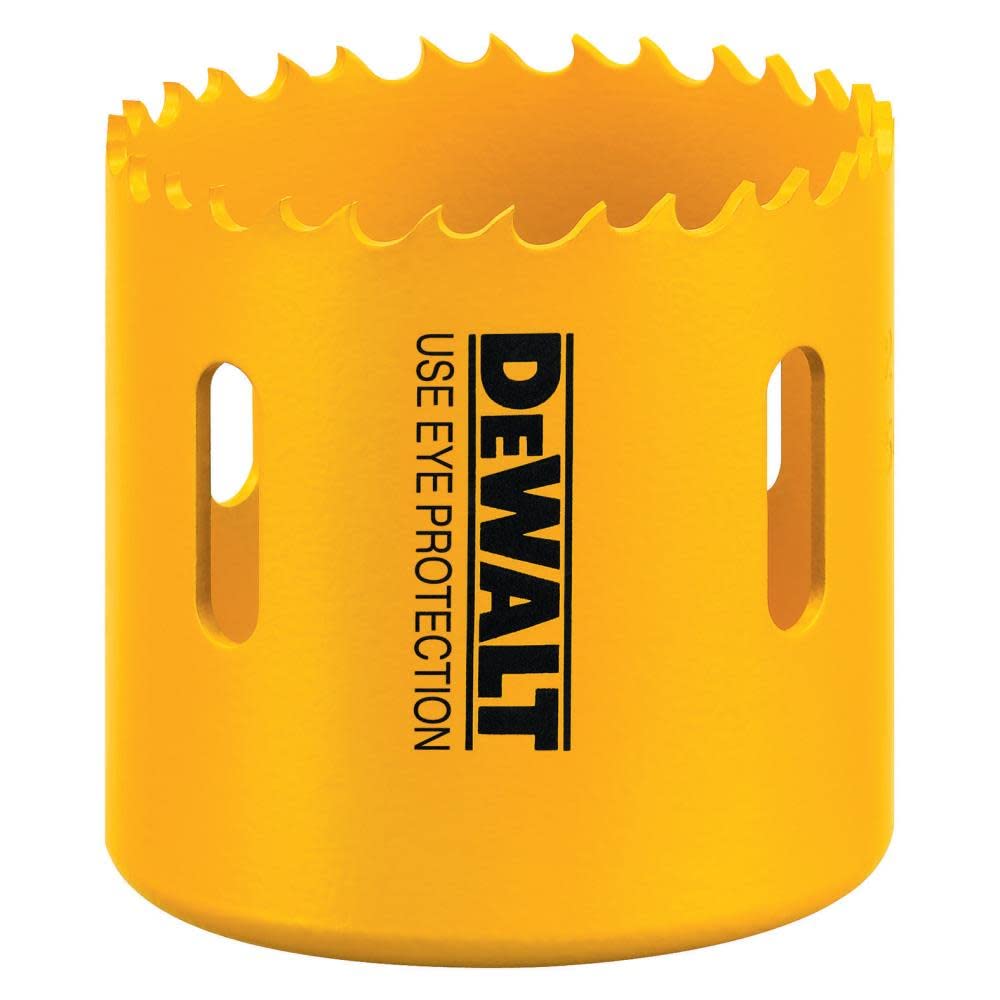DEWALT D180014 7/8-Inch Standard Bi-Metal Hole Saw for Wood, Metal & Plastic - High Speed Steel Cutting Tool - Perfect for DIY Projects, Construction & Plumbing Work