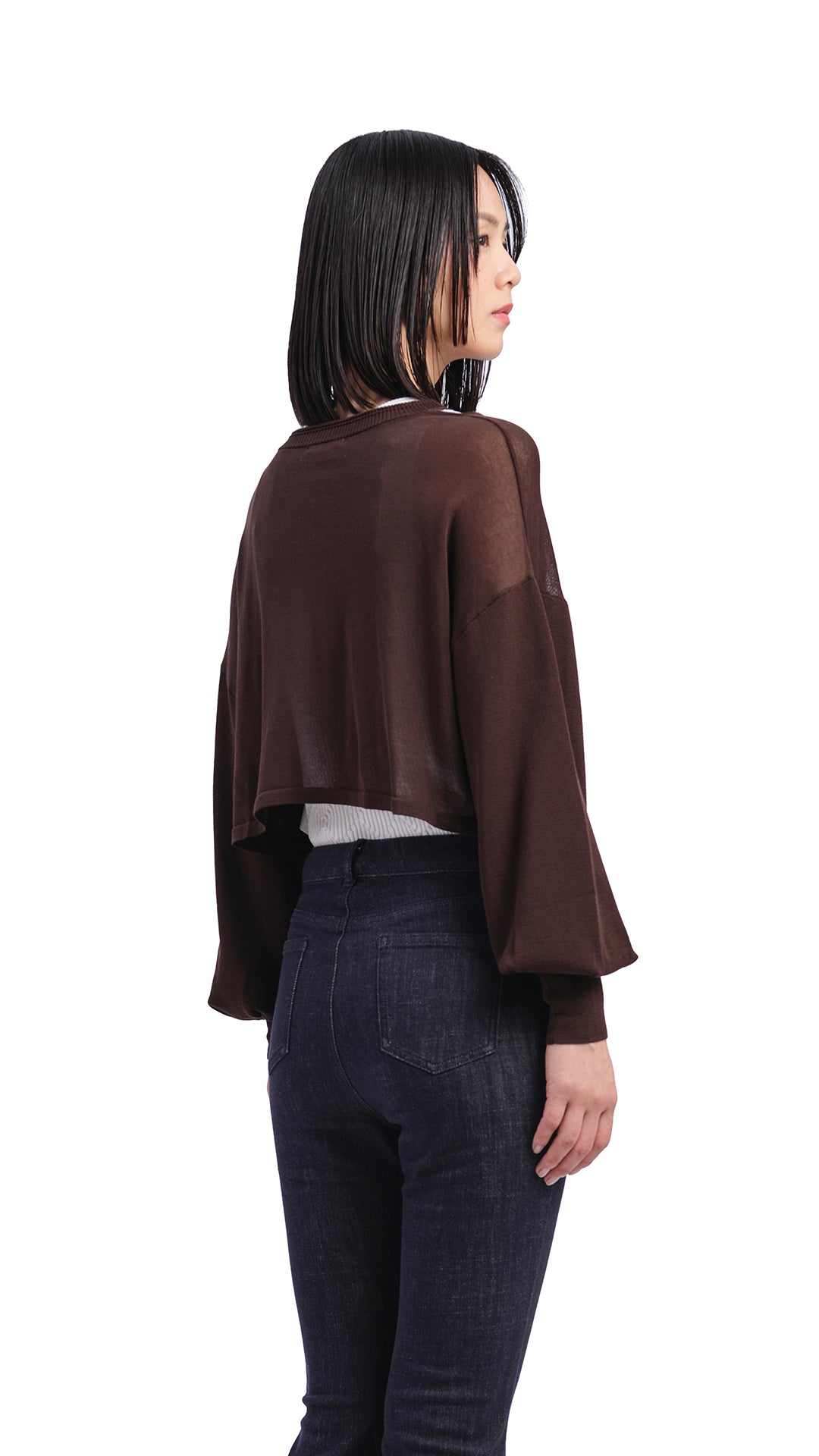 Stylish Cropped Sweater for Women - Trendy Casual Pullover for Fall & Winter - Perfect for Layering, Date Nights & Coffee Dates