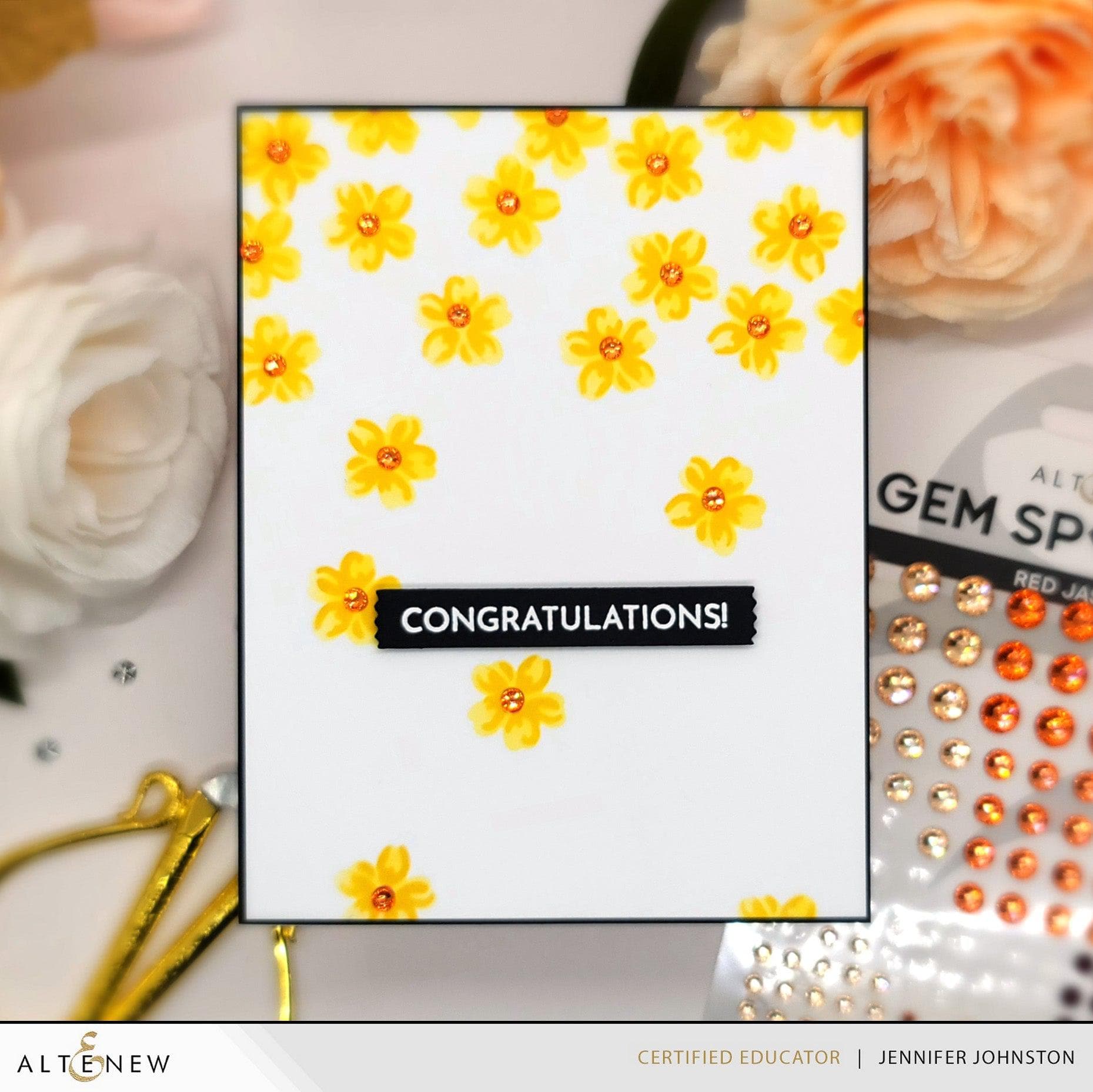 Floral Radiance Layering Stencil Set (4 in 1) - DIY Scrapbooking, Card Making & Home Decor Craft Supplies for Creative Projects