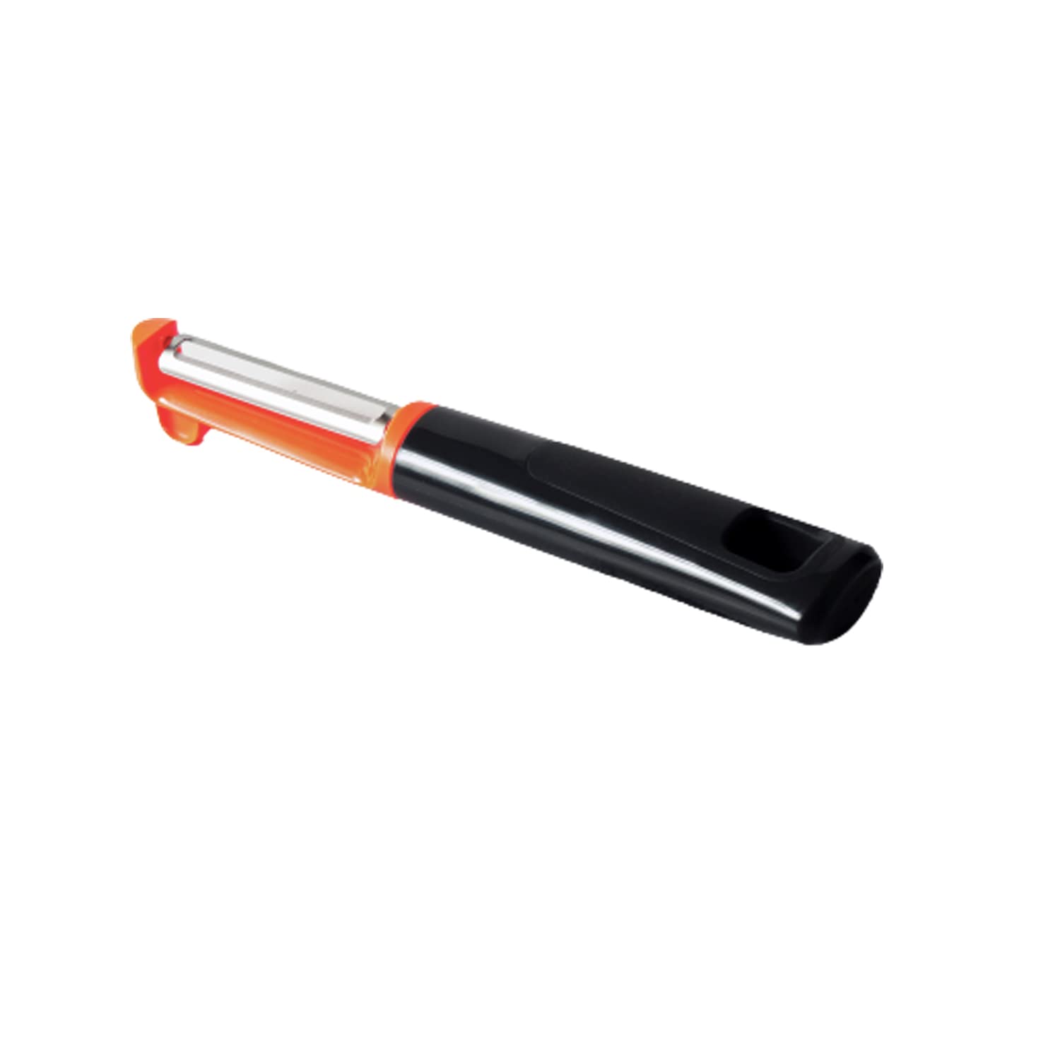 Premium Meyer Swivel Peeler for Vegetables with Blade Cover Protector | Ergonomic Kitchen Tool for Peeling Potatoes, Carrots & Fruits | Durable Vegetable Cutter & Slicer for Home & Professional Use | Perfect for Meal Prep, Cooking & Healthy Snacks (Orange)
