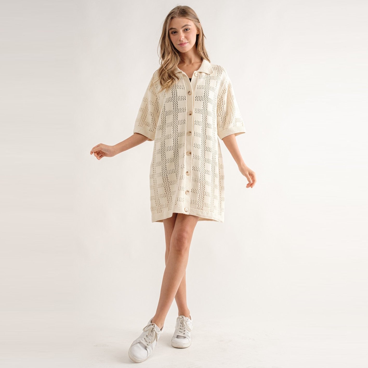 Aerin Ivory Dress for Women - Elegant & Comfortable Summer Dress for Casual Outings, Beach Vacations & Special Occasions