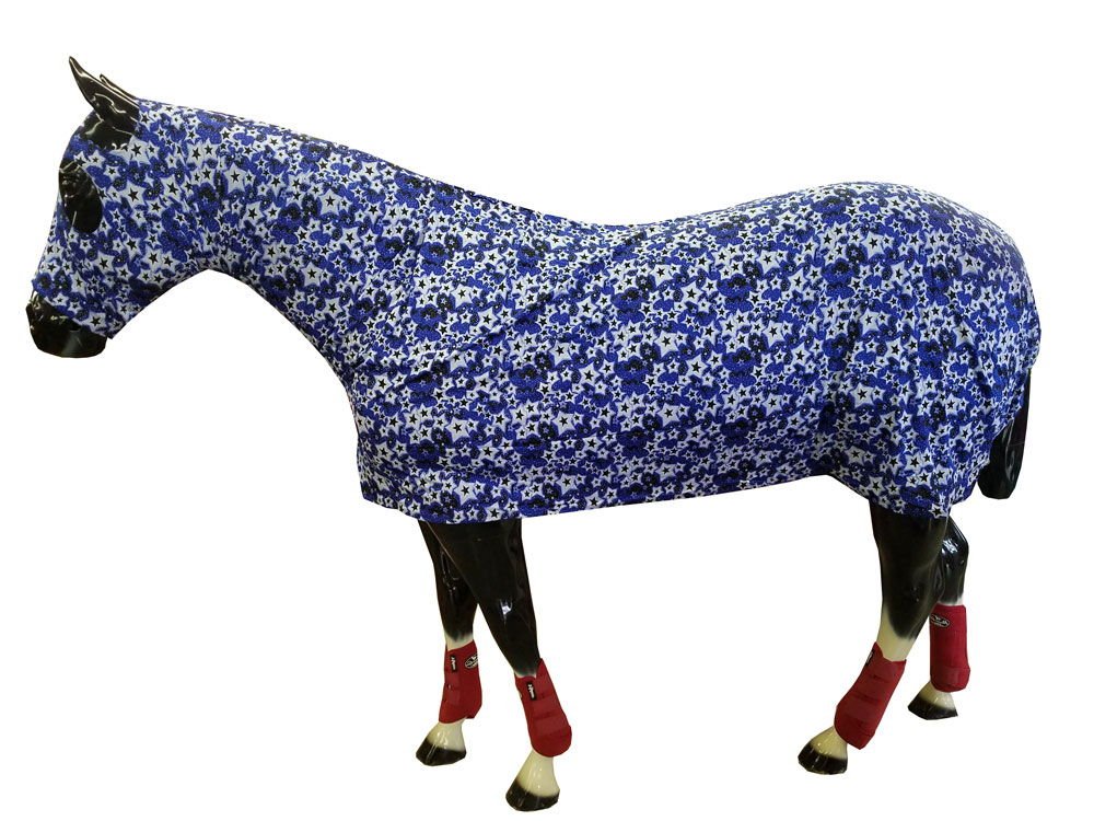 Large Print Full Body Twinkle Horse Blanket - Soft & Durable Equestrian Blanket for Show Horses, Riding, and Stable Comfort