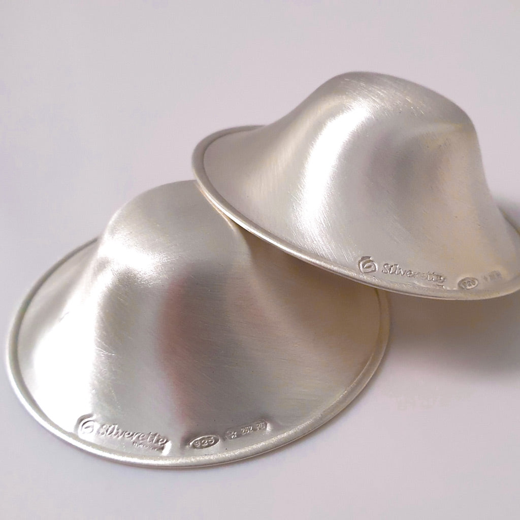 Silverette Nursing Cup XL - Premium Silver Nursing Cups for Breastfeeding Comfort - Ideal for Sore Nipples, Pumping & Nursing Relief - Perfect for New Moms & Lactation Support
