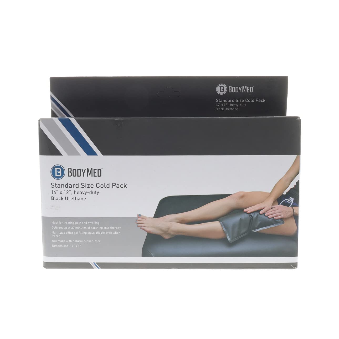 BodyMed Heavy Duty Reusable Urethane Ice Pack for Knee, Arm, Elbow, Shoulder & Back Pain Relief - Professional Grade Cold Therapy for Injuries, Swelling, Bruises & Sprains - 14