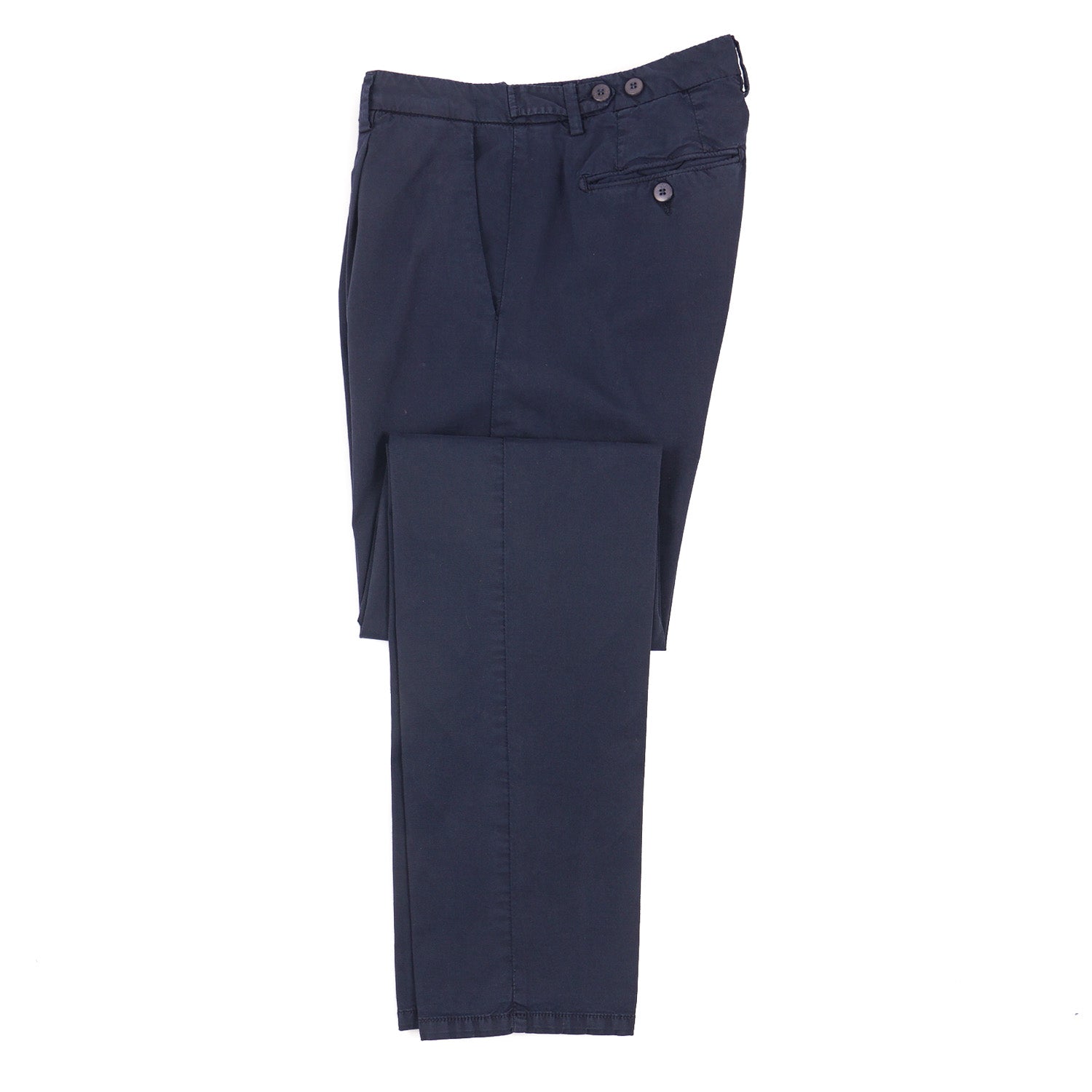 Luigi Borrelli Men's Slim Fit Cotton Dress Pants - Comfortable & Stylish for Office, Business Casual & Formal Occasions