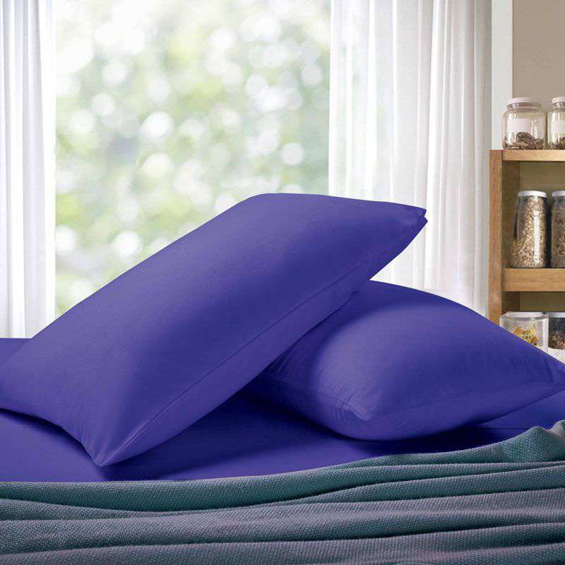 Premium 1000TC Ultra Soft Standard Size Pillowcases (2 Pack) - Royal Blue - Luxury Bedding for Hotels, Home & Gifts