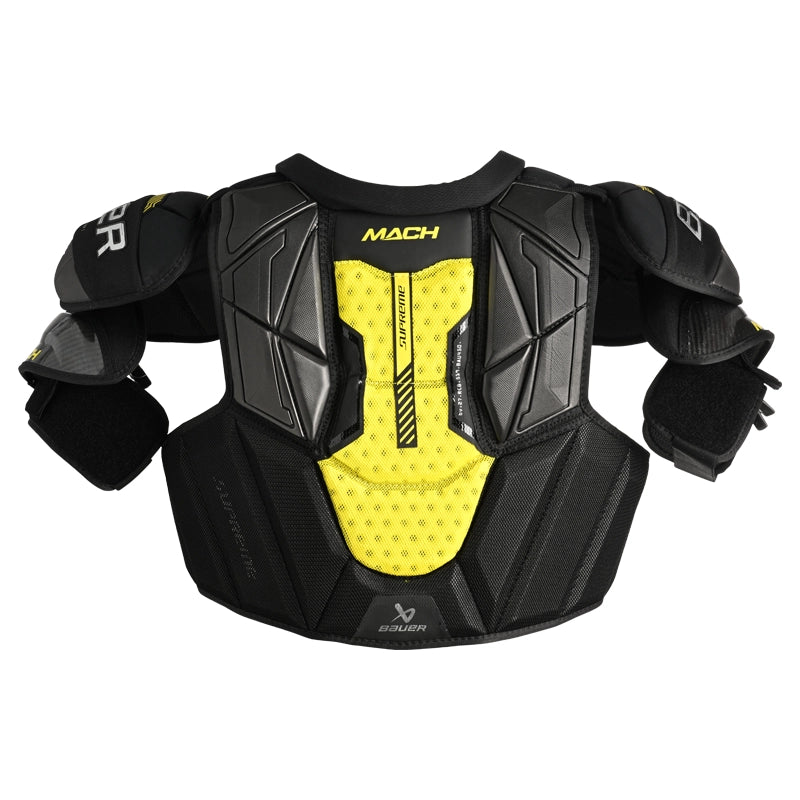 Bauer Supreme Mach Senior Hockey Shoulder Pads - Protective Gear for Ice Hockey Players - Perfect for Training and Competitive Games