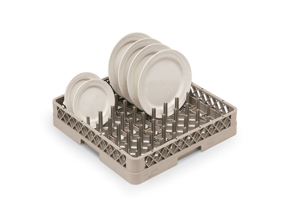 Vollrath Peg Dish Rack Full Size - Heavy Duty Commercial Dish Drying Rack, Beige | Perfect for Restaurants, Cafes & Home Kitchens