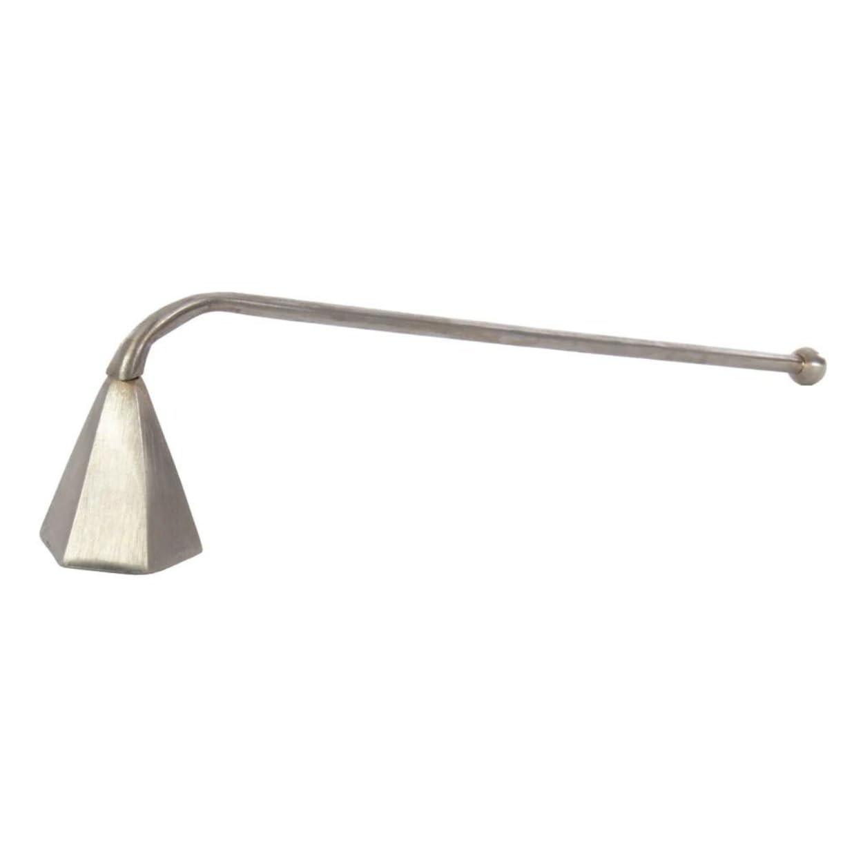 Alice Lane Nickel Candle Snuffer - Elegant Candle Wick Extinguisher for Home & Office Decor - Luxury Candle Accessory for Dining Tables, Fireplace Mantels, and Spa Relaxation