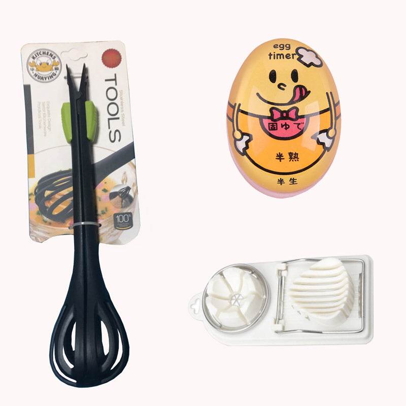 Japanese Egg Timer Kit - 3-Minute Sand Timer for Perfect Boiled Eggs | Cooking, Baking & Kitchen Essential | Ideal for Soft, Medium & Hard Boiled Eggs