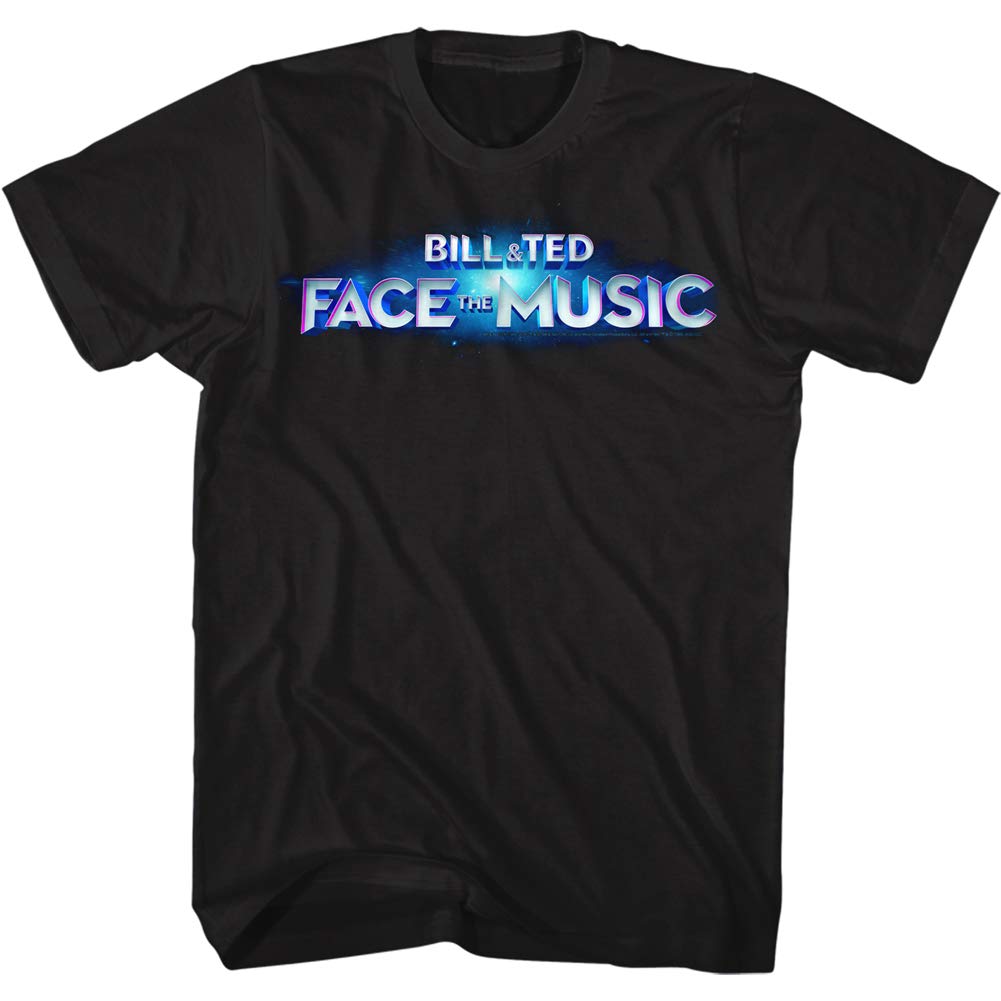 Bill & Ted Face The Music 2020 Movie Logo Graphic Short Sleeve T-Shirt | American Classics | Casual Wear for Fans & Movie Lovers