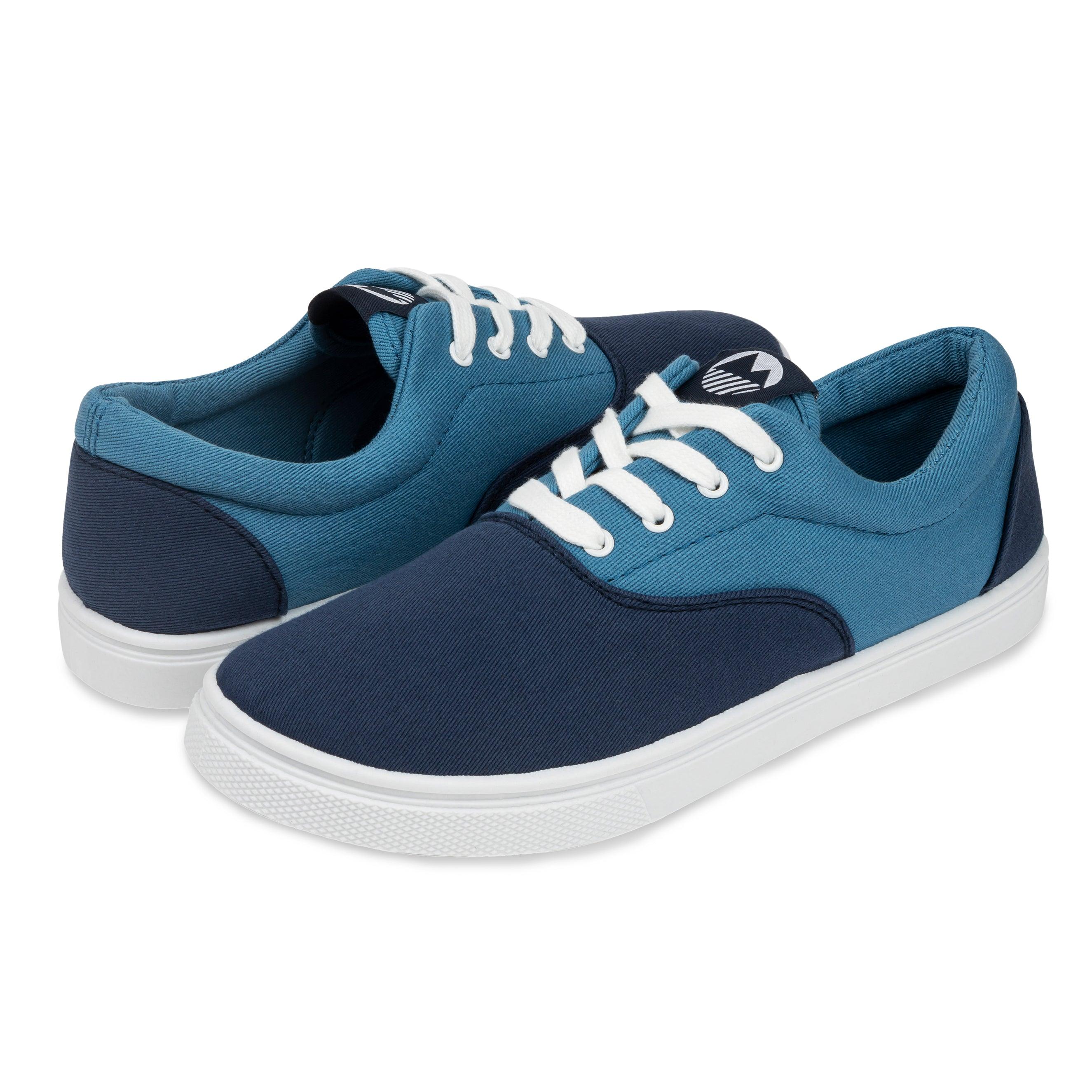 Men's Hudson Canvas Trainers - Lightweight Comfortable Sneakers for Walking, Running & Casual Wear | Breathable Fashion Shoes for Men | Perfect for Workouts, Travel & Everyday Use