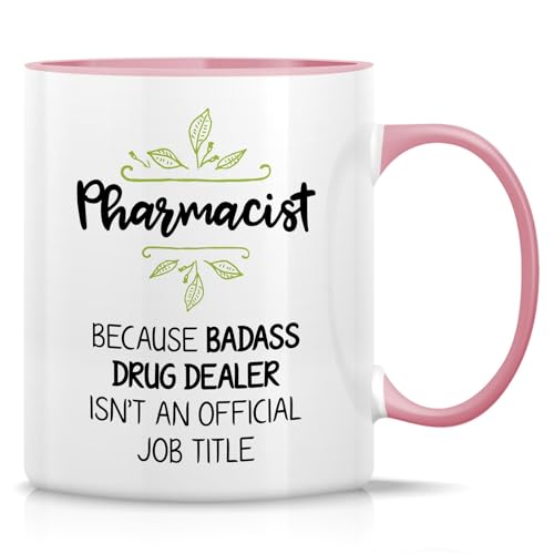 PMC001 - White Mug with Pink Handle and Inner
