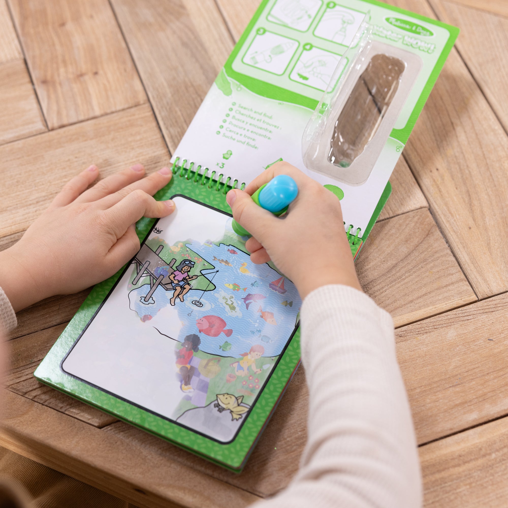 Water WOW! Water Reveal Pad - Reusable Coloring Activity Book for Kids with 4 Seasons Themes | Perfect for Travel, Road Trips & Quiet Time Play