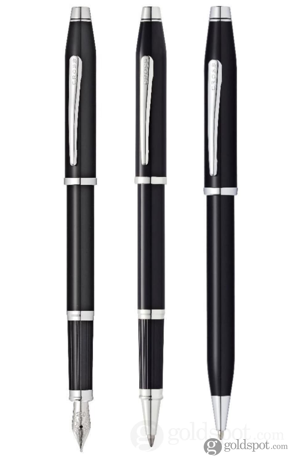 Cross Century II Ballpoint Pen - Premium Black Lacquer Finish - Ideal for Business, Gifts & Everyday Writing