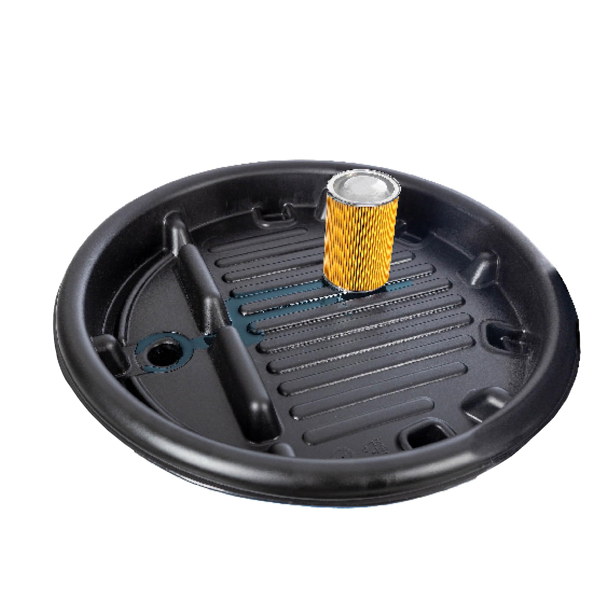DENIOS® Extra Large 55 Gallon Drum Funnel - Wide Mouth Design for Easy Pouring, Durable Chemical-Resistant Poly Funnel for Liquids, Oils & Chemicals - Perfect for Industrial, Automotive & DIY Use