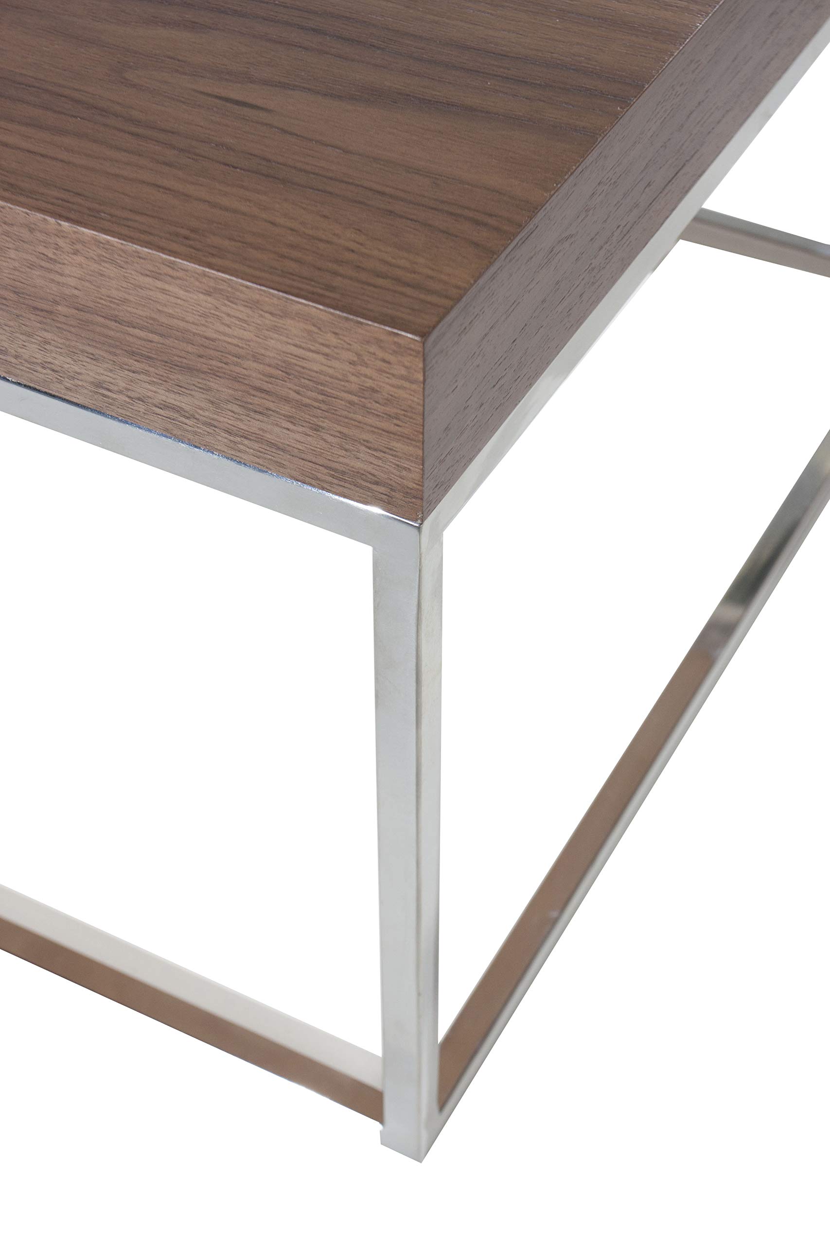 Fred Coffee Table, Brown - Modern Wooden Living Room Furniture for Small Spaces, Home Decor & Entertainment