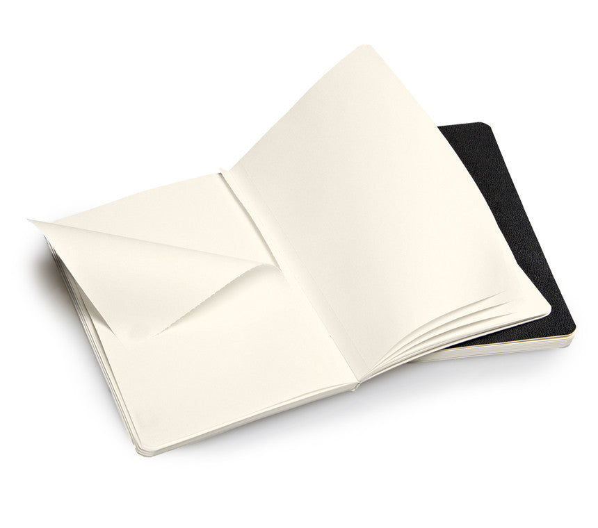 Moleskine Volant Plain Pocket Notebook Set of 2 - Premium Writing Journal for Travel, Work & Daily Notes - Perfect for Students, Professionals & Artists