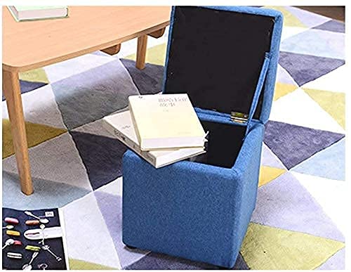 Multifunctional Upholstered Storage Footstool - Foldable Wooden Ottoman for Living Room, Bedroom & Picnic | White PU Leather Shoe Bench & Bed End Stool with Storage Space