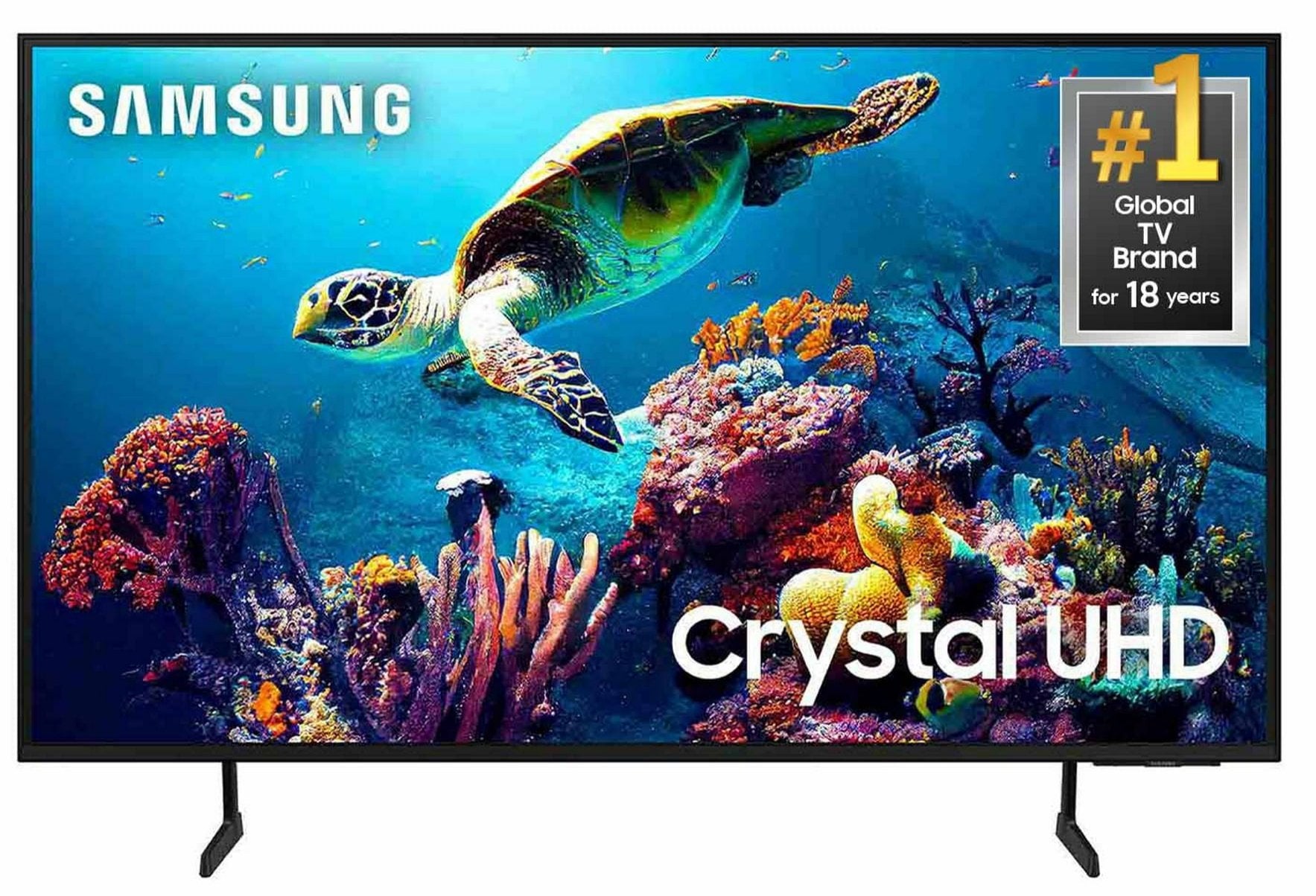 SAMSUNG 50 Inch Class DU6900 Crystal UHD 4K Smart TV (UN50DU6900D) - Perfect for Living Room, Bedroom & Home Theater Entertainment