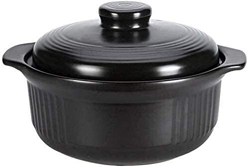 **Premium Terracotta Clay Pot for Cooking - High Temperature Resistant, Energy Saving Ceramic Casserole & Stew Pot - Perfect for Slow Cooking, Braising, and Serving Authentic Dishes**