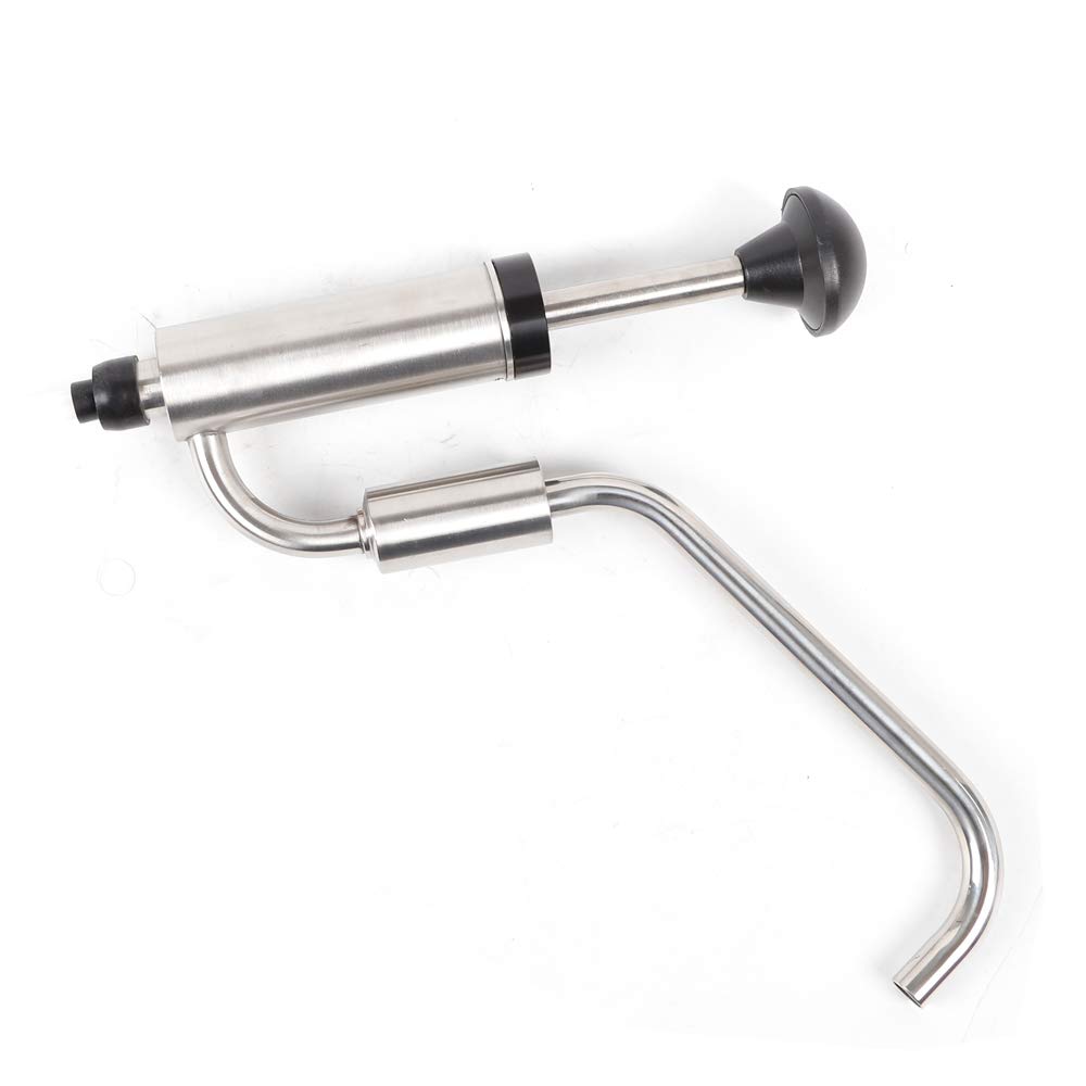4L Stainless Steel Condiment Pump with Cover - 304 Food-Grade Sauce Dispenser for Restaurants, Cafes & Commercial Kitchens - Perfect for Ketchup, Mustard, Mayo & Syrup Dispensing