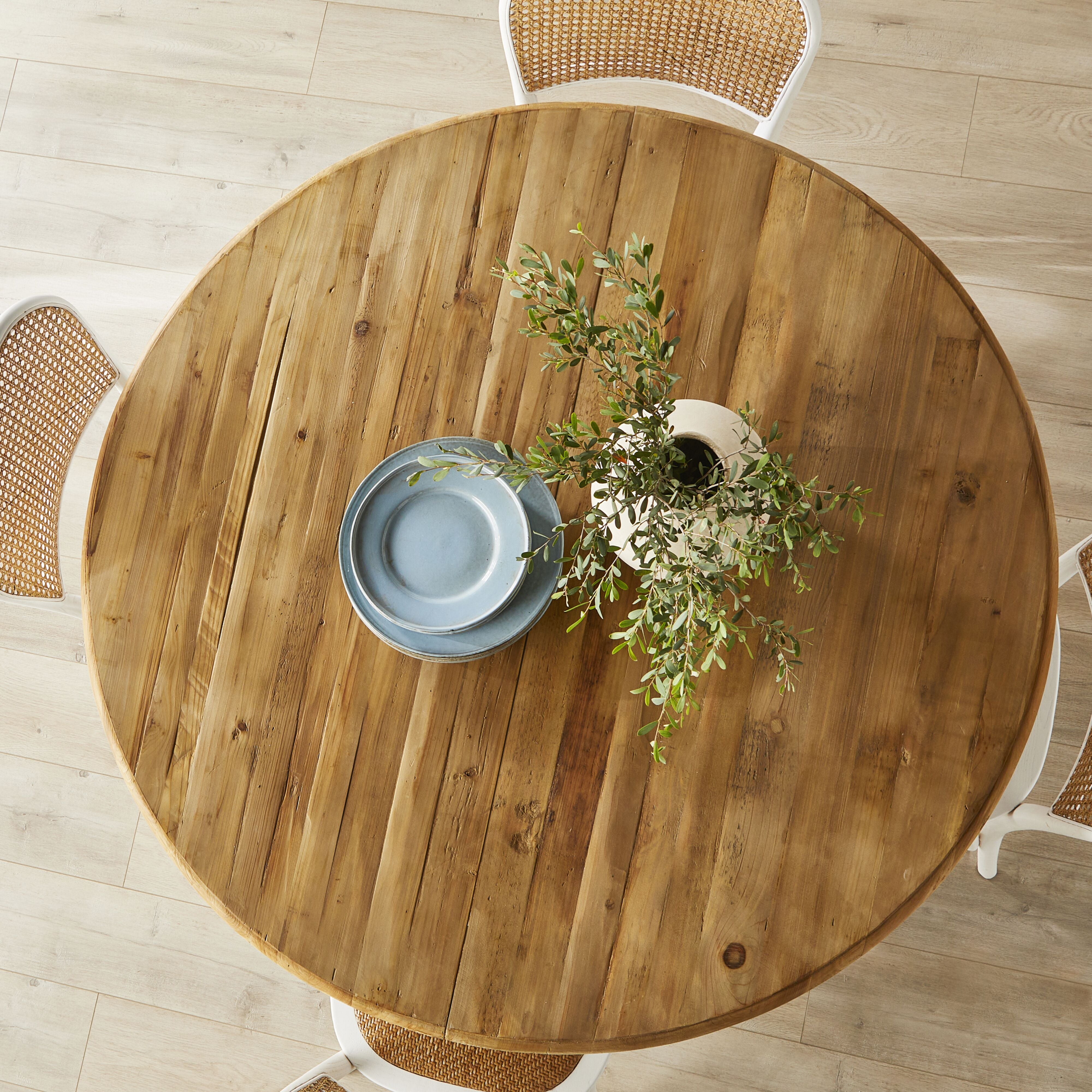 Annalise White Extension Dining Table - Expandable for Large Gatherings & Family Meals - Perfect for Dining Rooms & Entertaining Guests