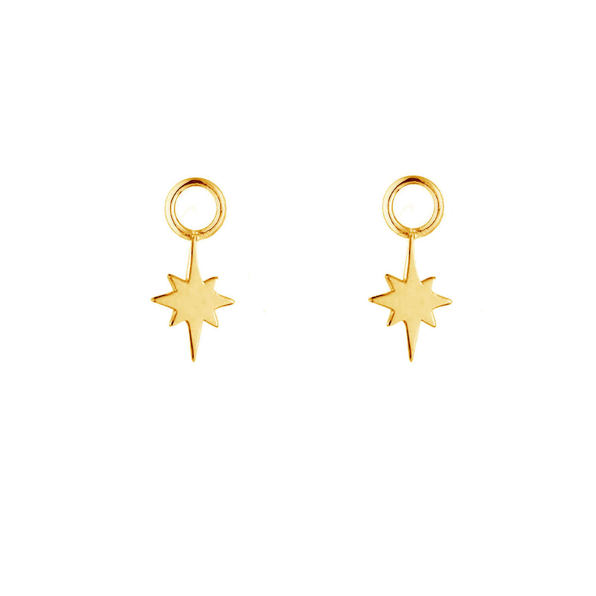 Celestial Gold Ear Charms for Women - 14K Gold Plated Dainty Earrings - Perfect for Everyday Wear, Date Night & Special Occasions