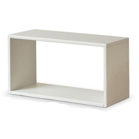 27.5x11.8x14.5 inch / 70x30x37.5 cm / white color / space bookcase type B