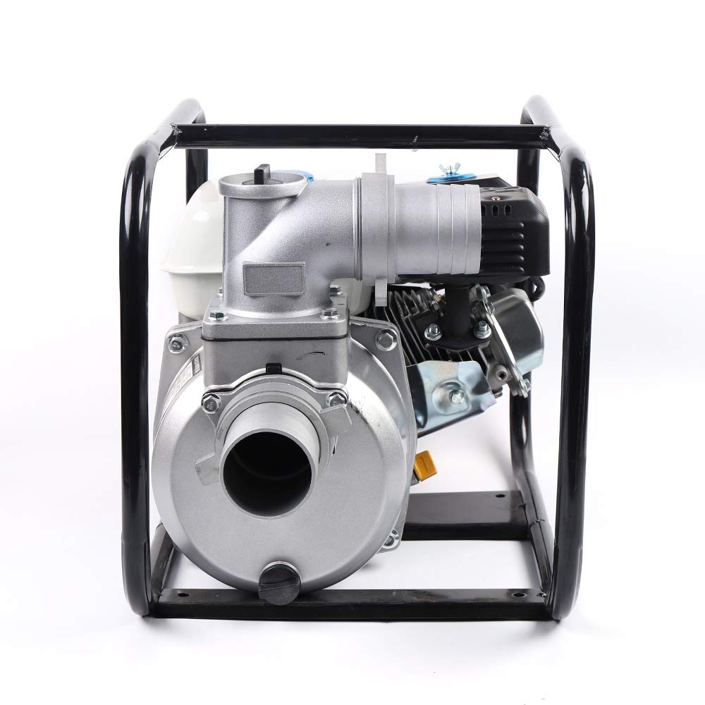 **DNYSYSJ 7.5HP 210CC 4-Stroke Gasoline Water Pump - High Pressure Portable Gas Water Pump for Landscaping, Gardening, Irrigation & Farm Use - 3