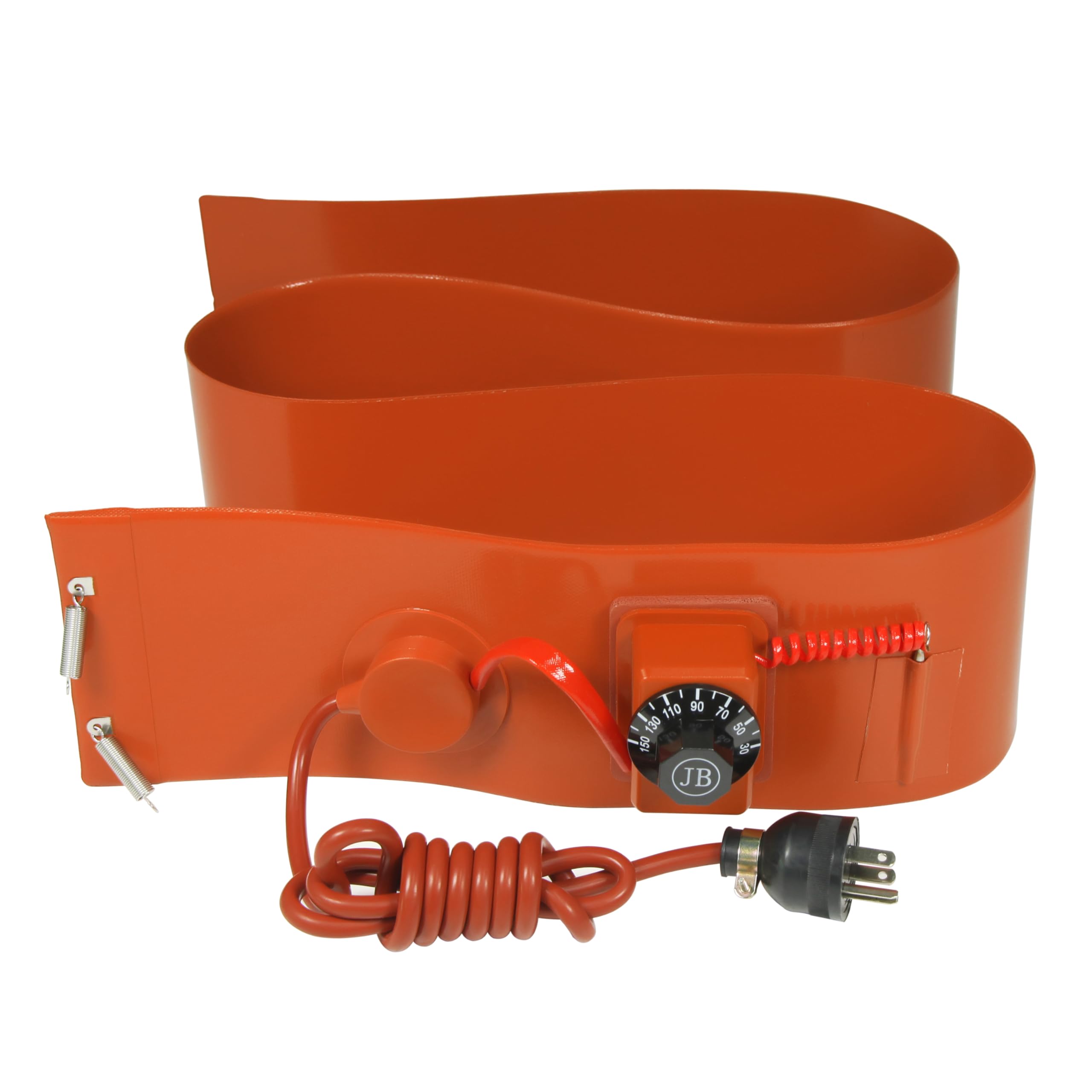 1200W 120V Insulated Metal Drum Heater for 55 Gallon Drums & Grease Kegs - Bucket Heater with 68in Band (1 Pack) - Perfect for Industrial, Workshop, and Outdoor Use in Cold Weather