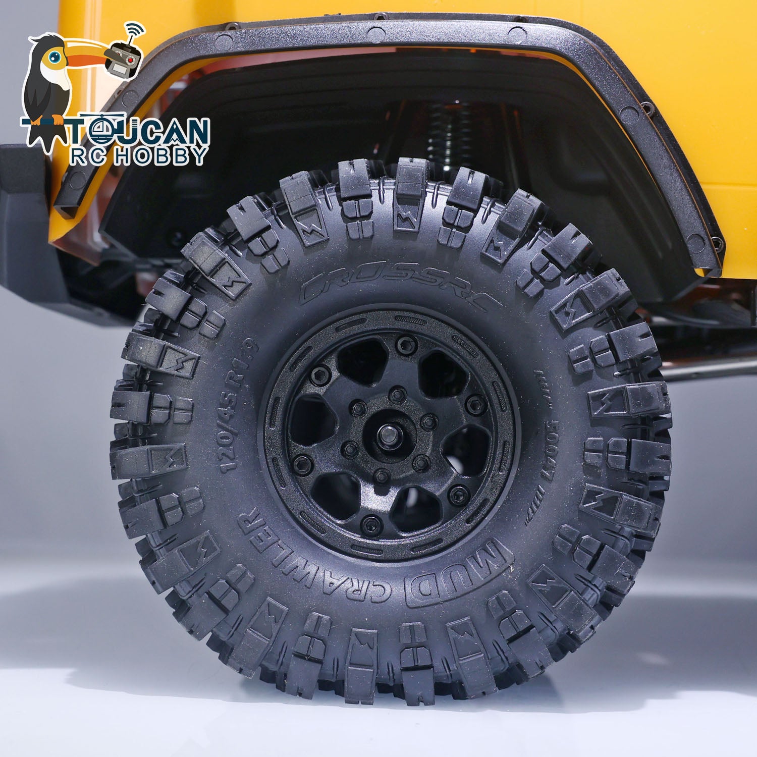 CrossRC 1/10 JT6 6WD 6X6 RC Rock Crawler Truck - 2.4GHz Remote Control Off-Road Vehicle with PNP ESC, Motor, Servo & LED Lights (US Stock) - Perfect for Trail Crawling, Off-Road Adventures and DIY RC Enthusiasts