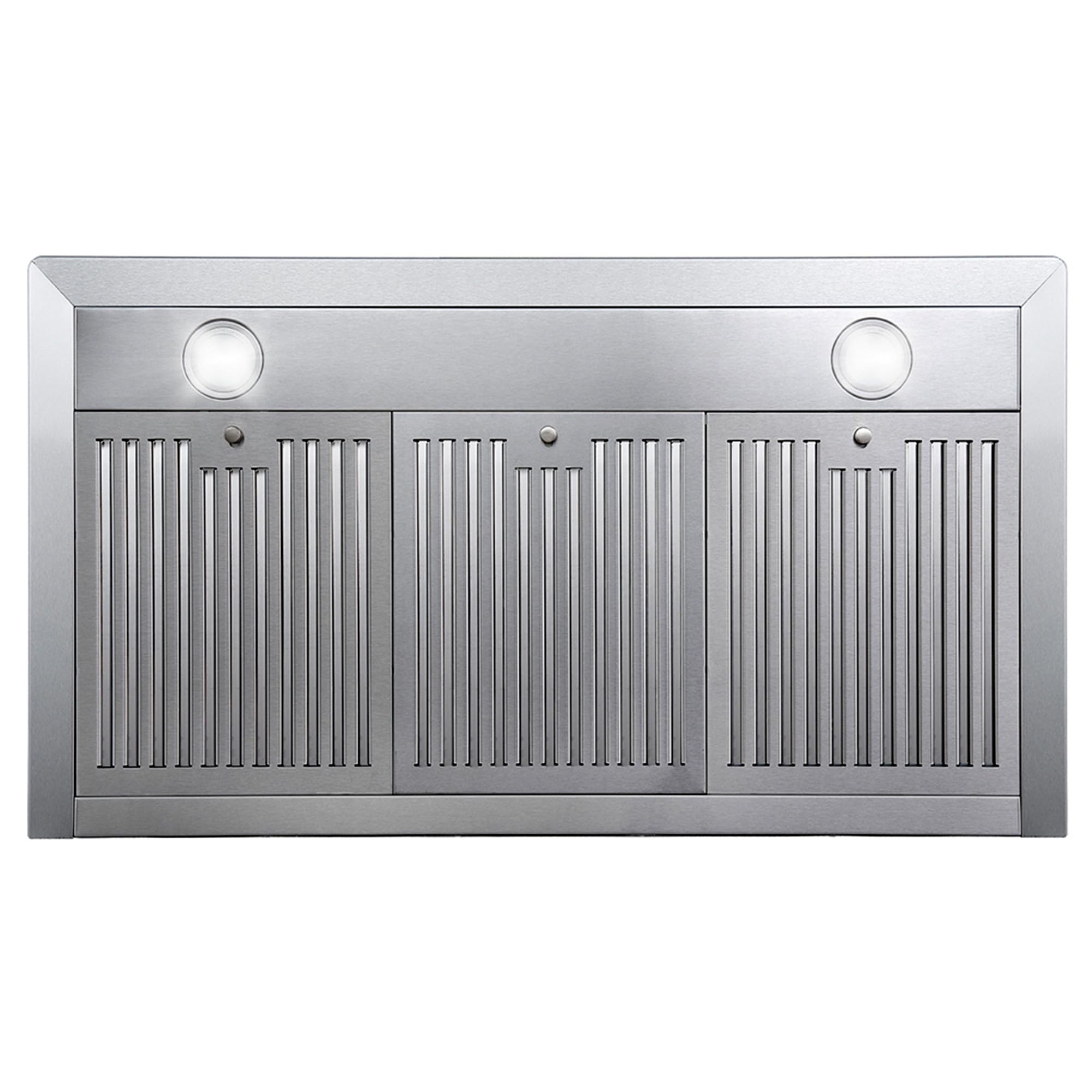 COSMO COS-63190 36-Inch Stainless Steel Wall Mount Range Hood - 380 CFM Ducted Ventilation with LED Lights & Button Controls | Perfect for Modern Kitchens & Open-Concept Homes