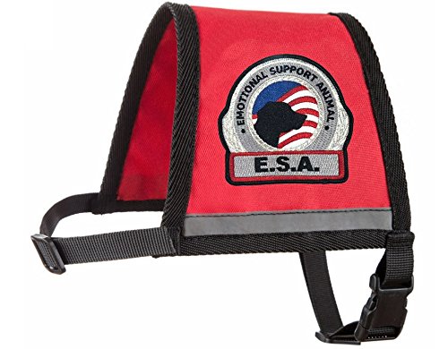 Premium Emotional Support Dog Vest for Small Dogs - ESA Approved with 5 Federal Law Handout Cards (X-Small: 16-23