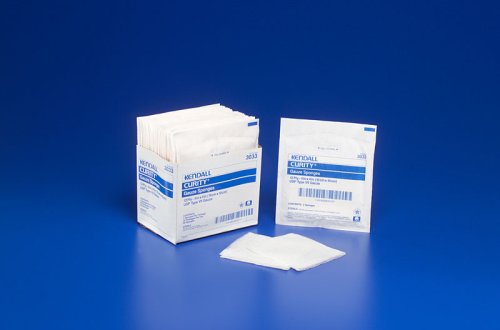 CURITY Sterile Gauze Pads 2x2 Inch 12 Ply - 100 Count Bulk Pack for First Aid, Wound Care & Medical Supplies | Perfect for Hospitals, Clinics & Home Emergency Kits