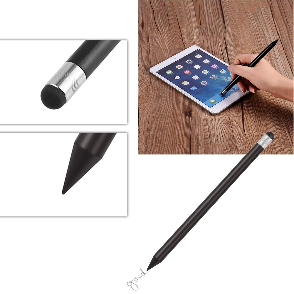 High Sensitivity Smart Stylus Pen for Tablets - Lightweight Drawing Pen with Touch Screen Compatibility, Durable & Portable Battery-Operated Stylus (Black) - Perfect for Note-Taking, Digital Art, and Presentations