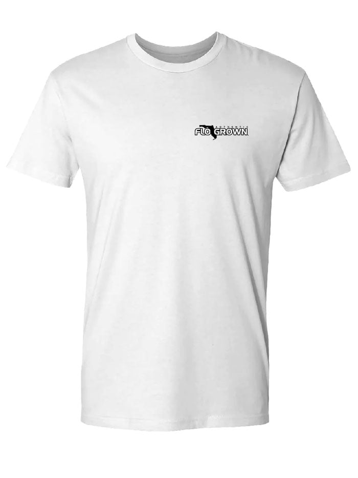 FloGrown FGM 1461 Spiny Lobster Dive Flag T-Shirt - White | Scuba Diving & Lobster Fishing Apparel for Water Sports Enthusiasts