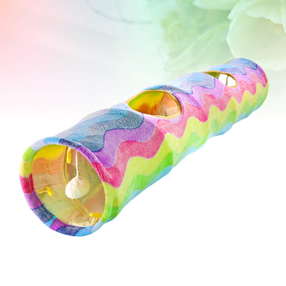 Interactive Cat Tunnel Toys for Indoor Play - Durable Pet Tube Toys with Rattle Sounds, Perfect for Exercise & Hide-and-Seek Games