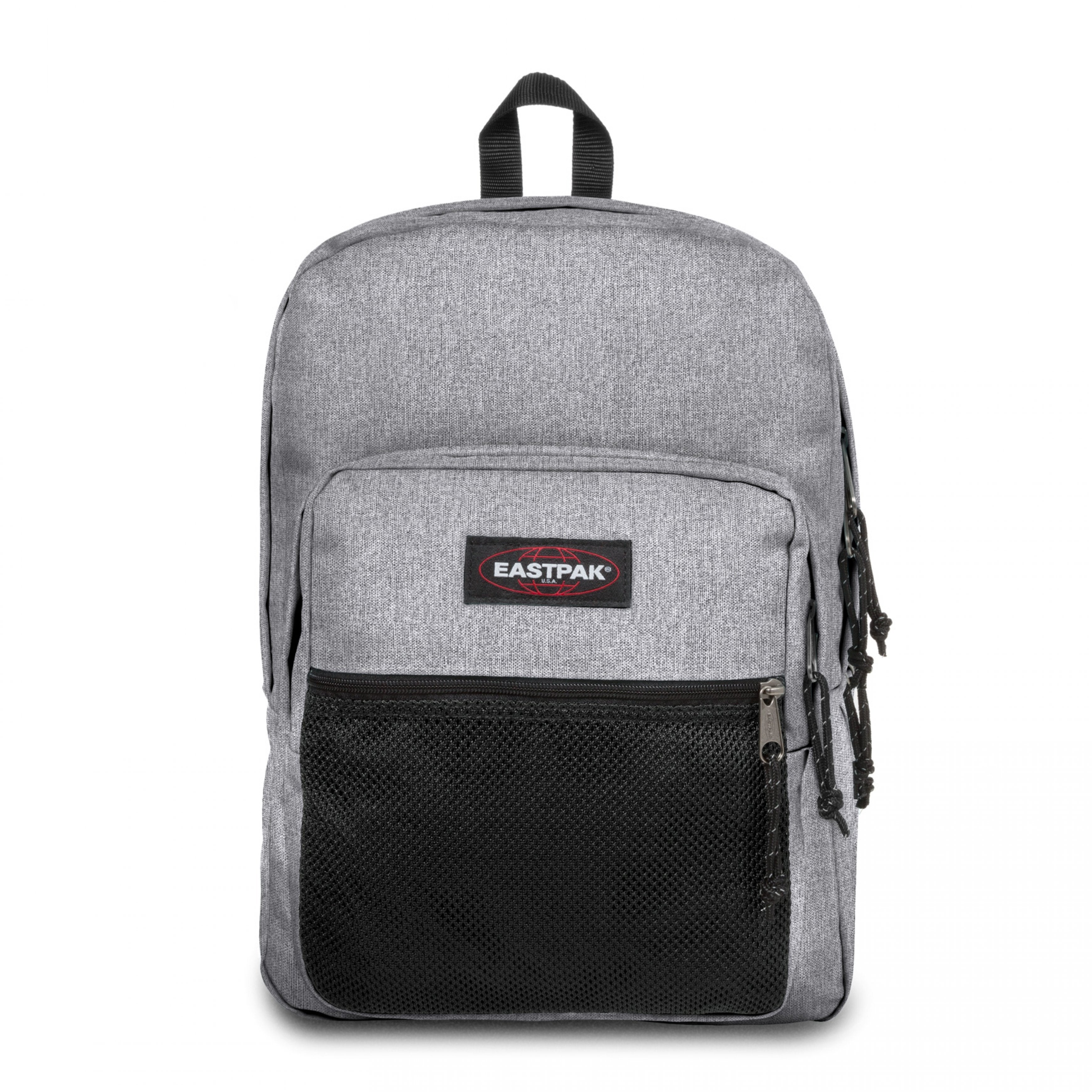 Eastpak Pinnacle Backpack - Durable Laptop Backpack for School & Travel, Sunday Grey - Perfect for College Students, Work Commute & Outdoor Adventures