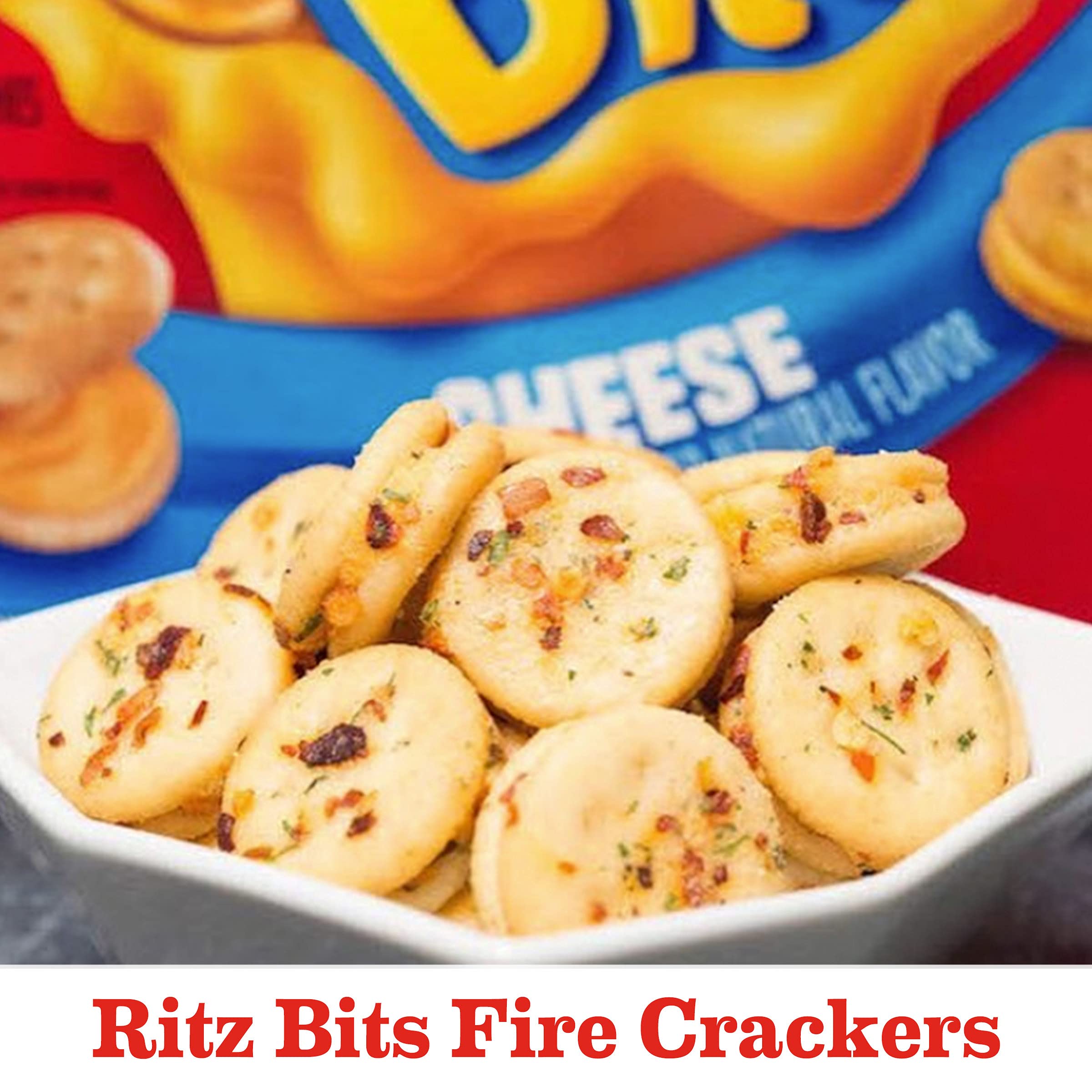 RITZ Bits Cheese Sandwich Crackers - Crunchy Snack for Kids & Adults - Perfect for Lunch Boxes, School, Office & Road Trips - 8.8 oz Pack