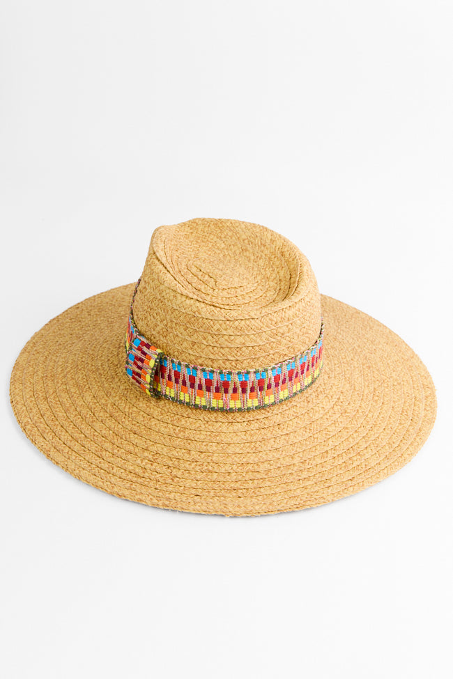 Palm Beach Hat for Women & Men - Wide Brim Sun Hat with UPF 50+ Protection - Stylish Summer Beach Hat for Outdoor, Travel, and Vacation