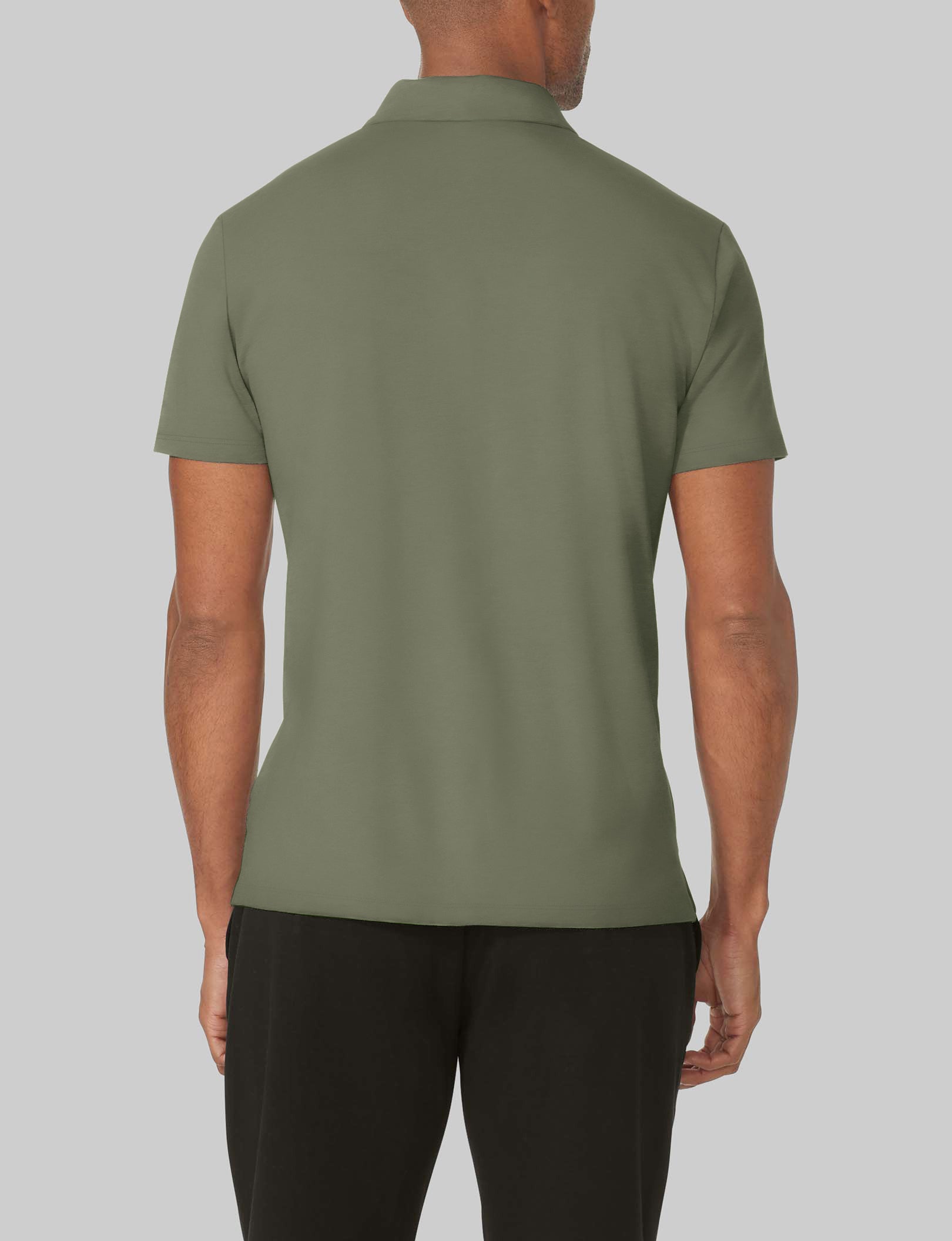 Second Skin Comfort Polo Shirt for Men - Ultra Soft Breathable Fabric for Work, Golf & Casual Wear