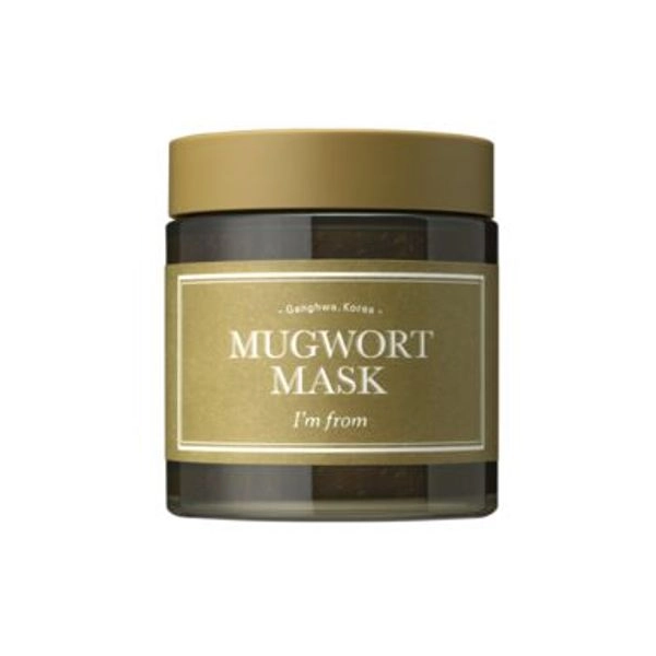 I'm From Mugwort Mask - Korean Face Mask for Acne & Pore Care - Calming & Soothing for Sensitive Skin - Perfect for Spa Night & Self-Care Routine