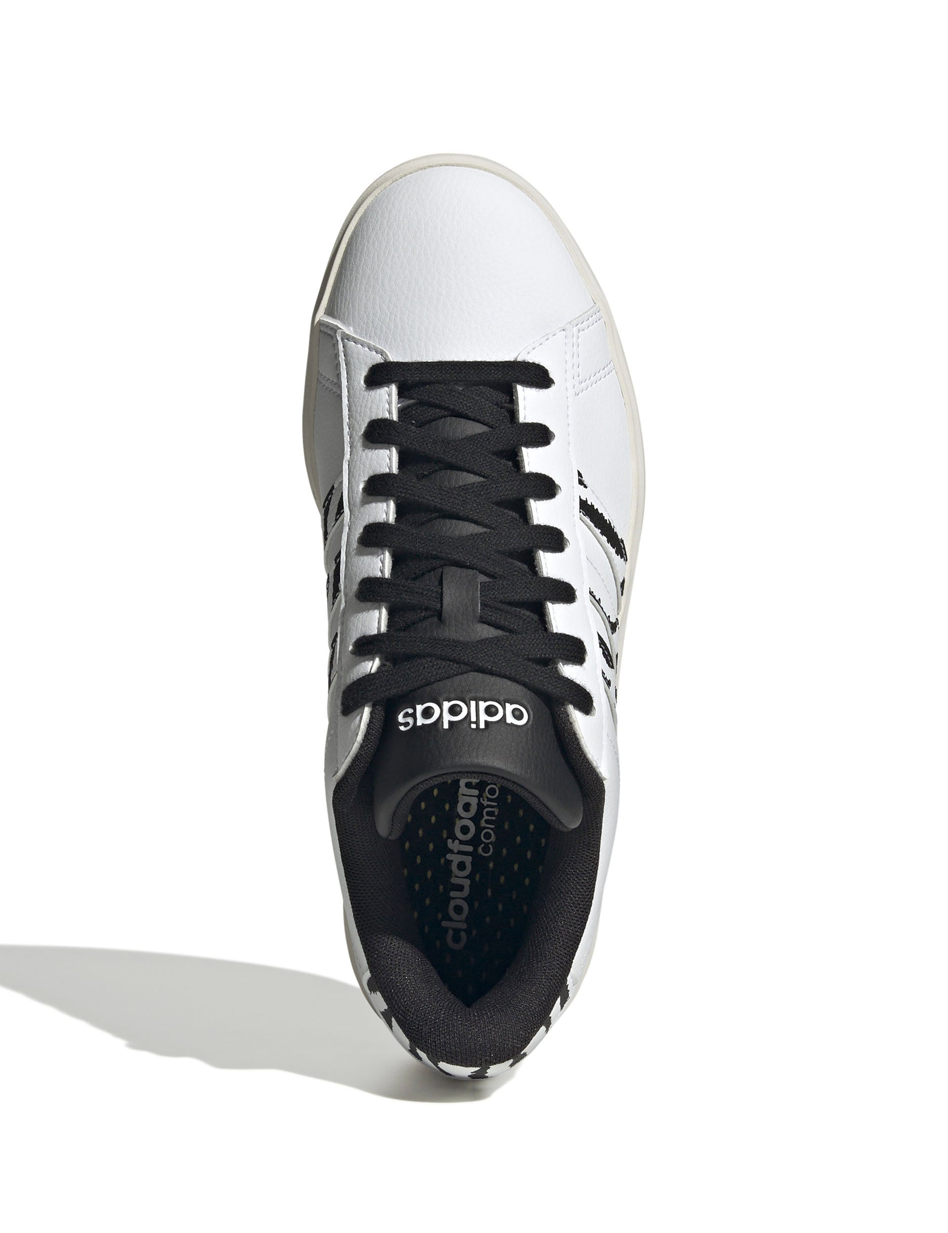 Adidas Grand Court 2.0 Sneakers - Cloud White/Core Black - Comfortable Tennis Shoes for Men & Women - Perfect for Casual Wear, Gym & Outdoor Activities
